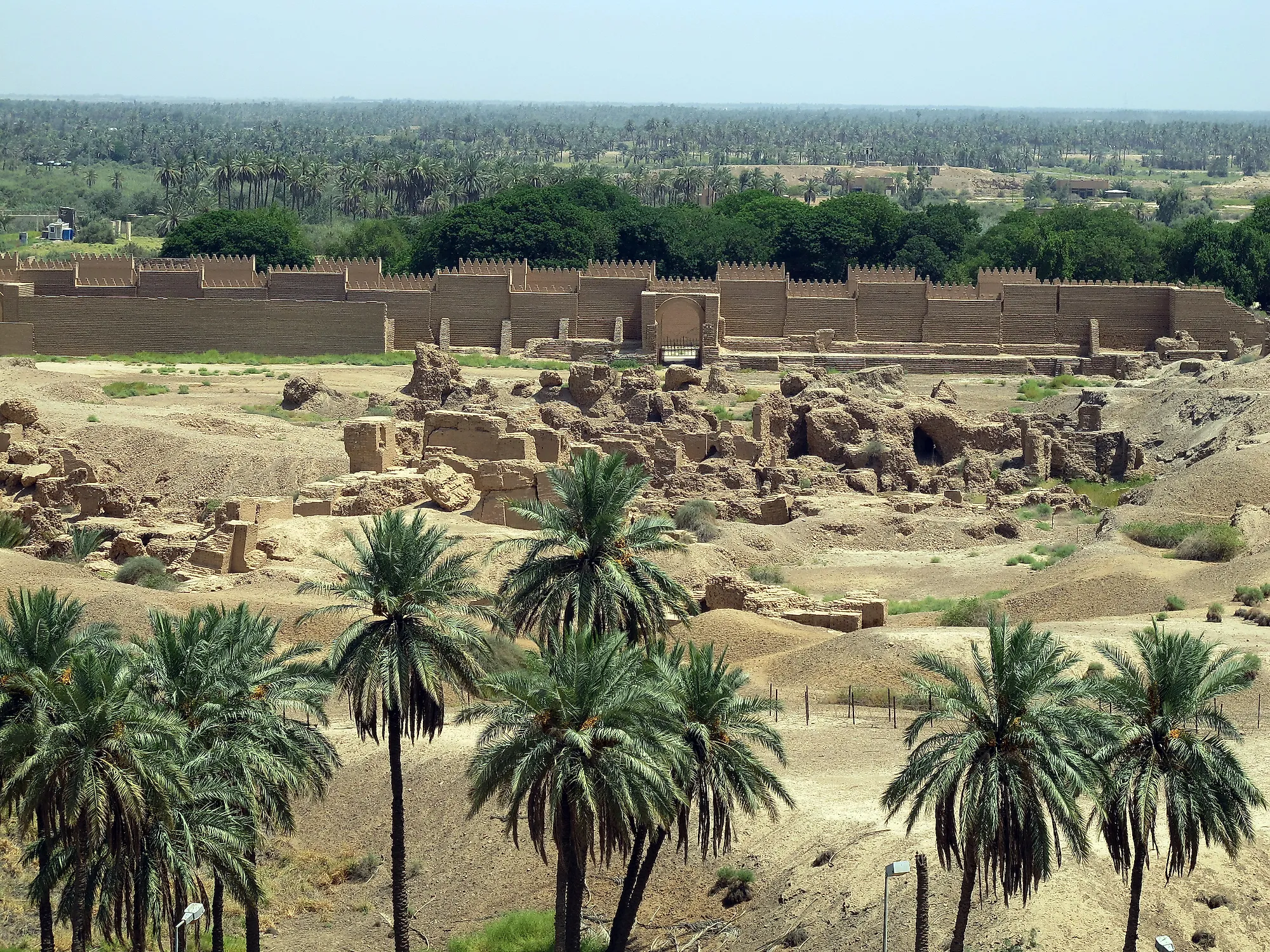 Ruins of Babylon in Iraq.