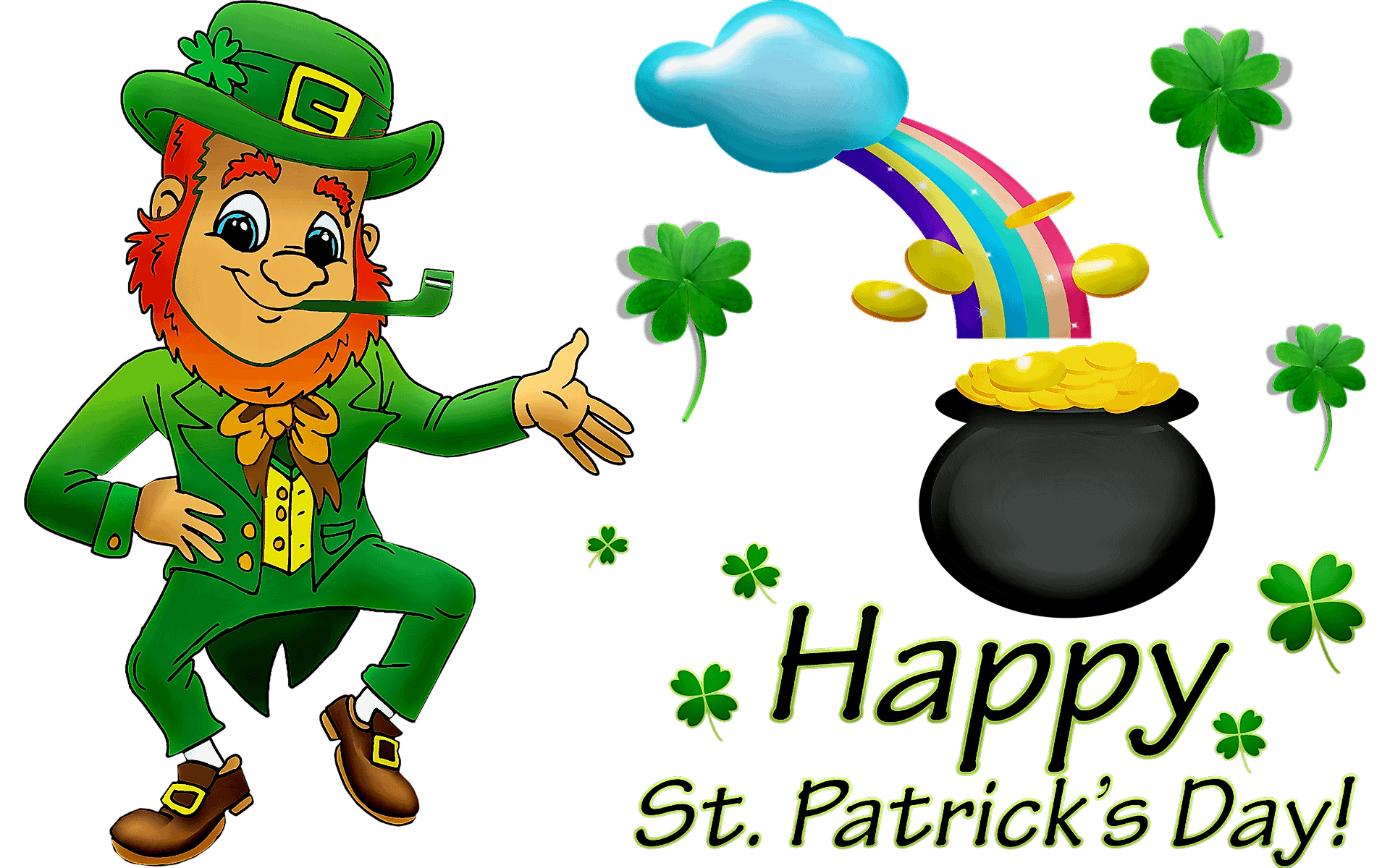 Leprechauns are associated with Saint Patrick’s Day because they both trace their history to Ireland.