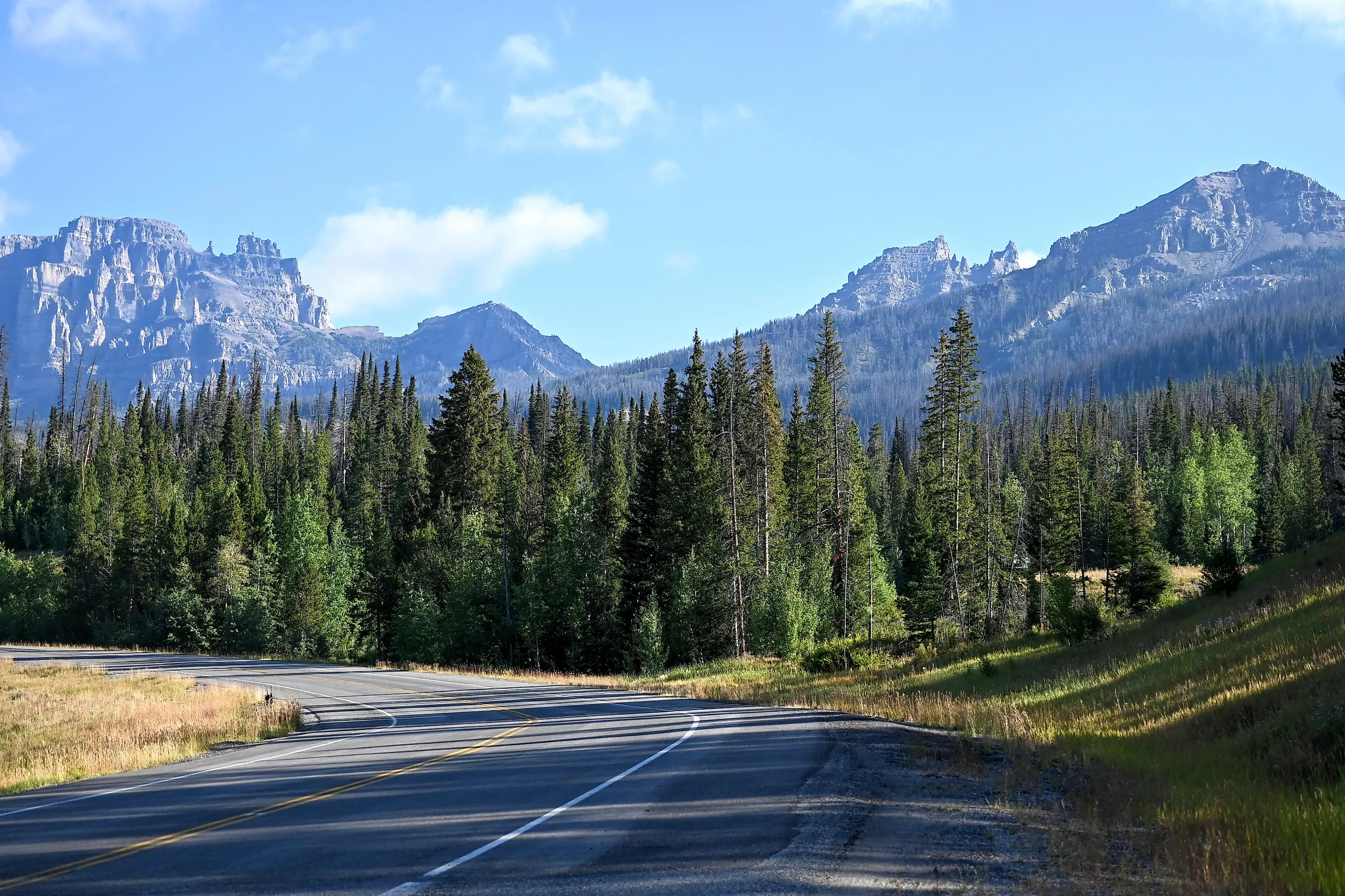 Scenic Mountain View’s in Shoshone National Forest. 