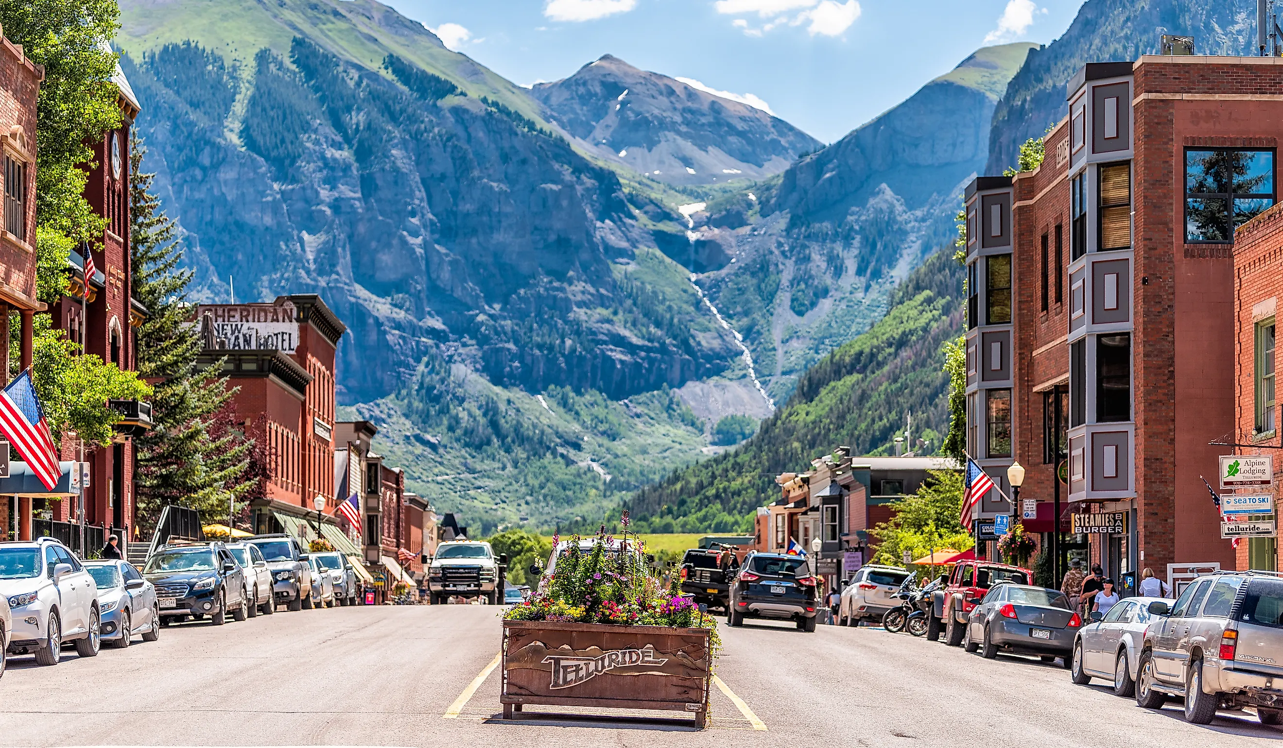 The spectacular downtown of Telluride, Colorado. Image credit: Kristi Blokhin / Shutterstock.com.
