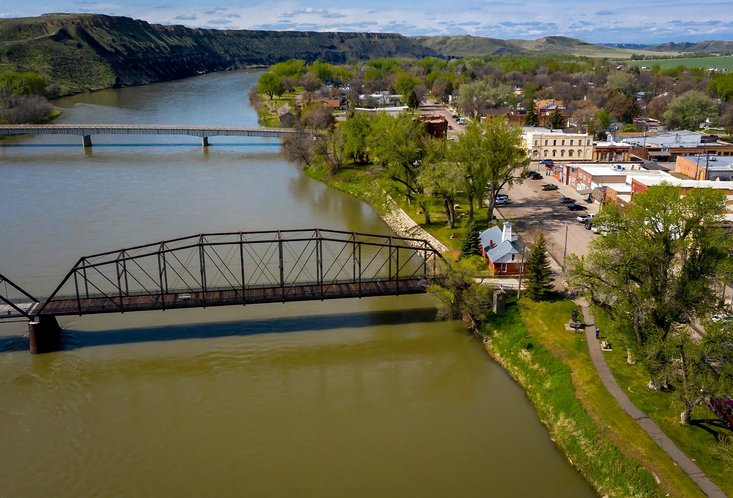 Overlooking Fort Benton, Montana. Image credit Joseph Sohm via Shutterstock