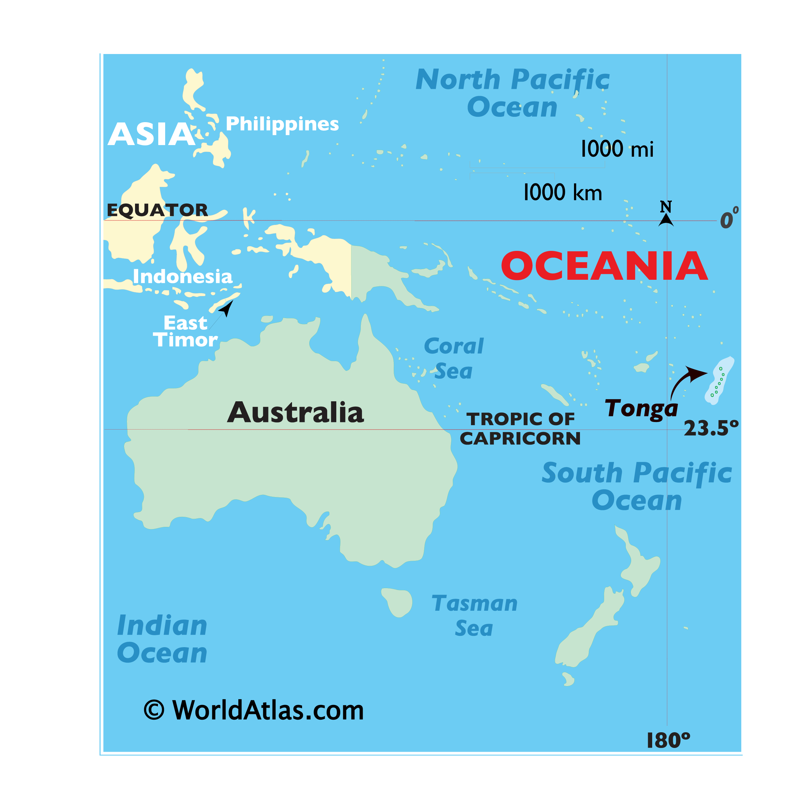 Is tonga island where New photos