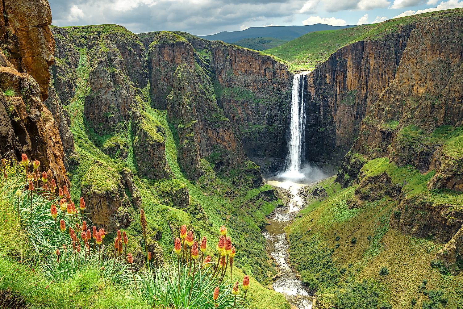 Maletsunyane Falls in Lesotho Africa. Image credit: mbrand85/Shutterstock.com