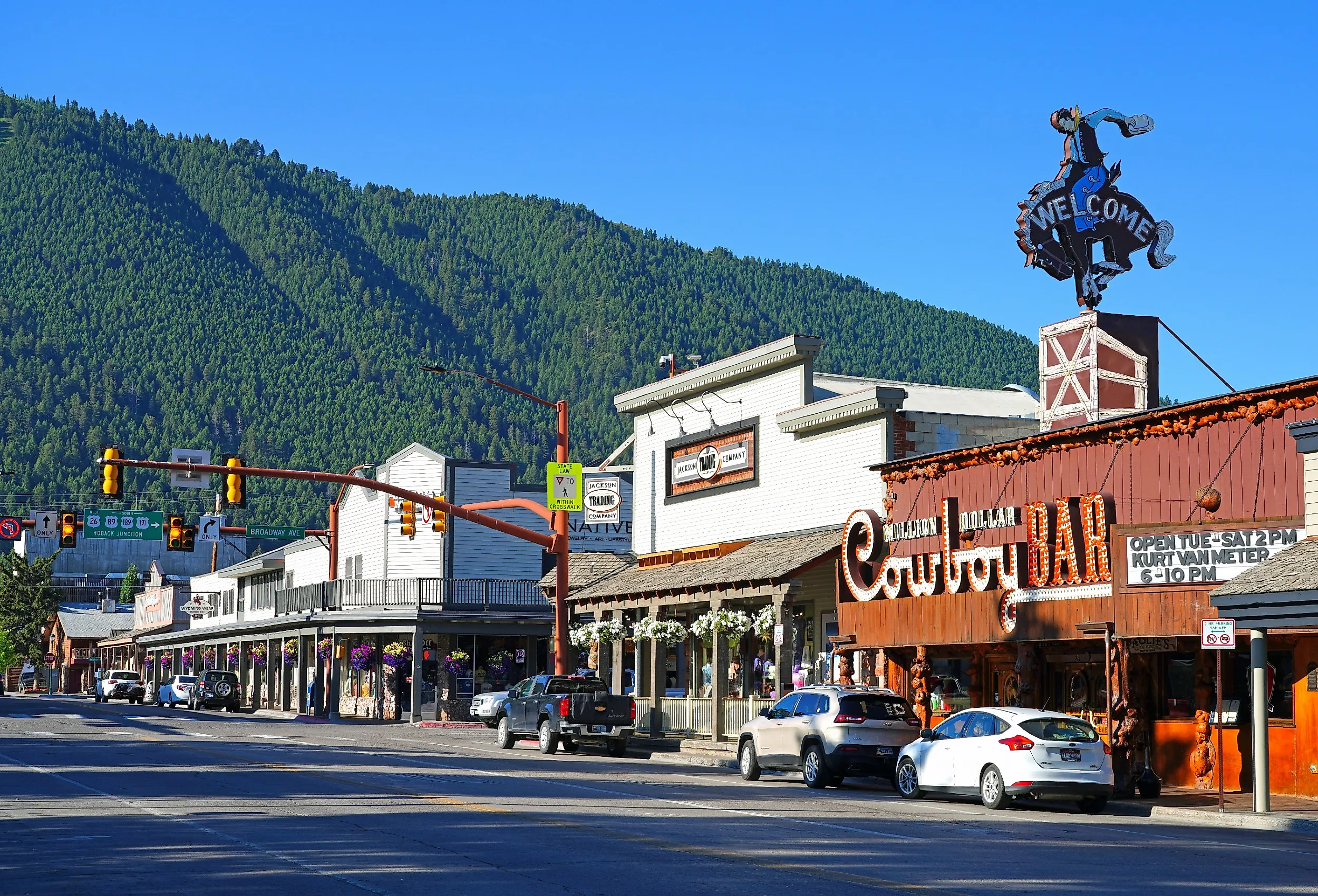 Downtown Jackson, Wyoming. Image credit EQRoy via Shutterstock