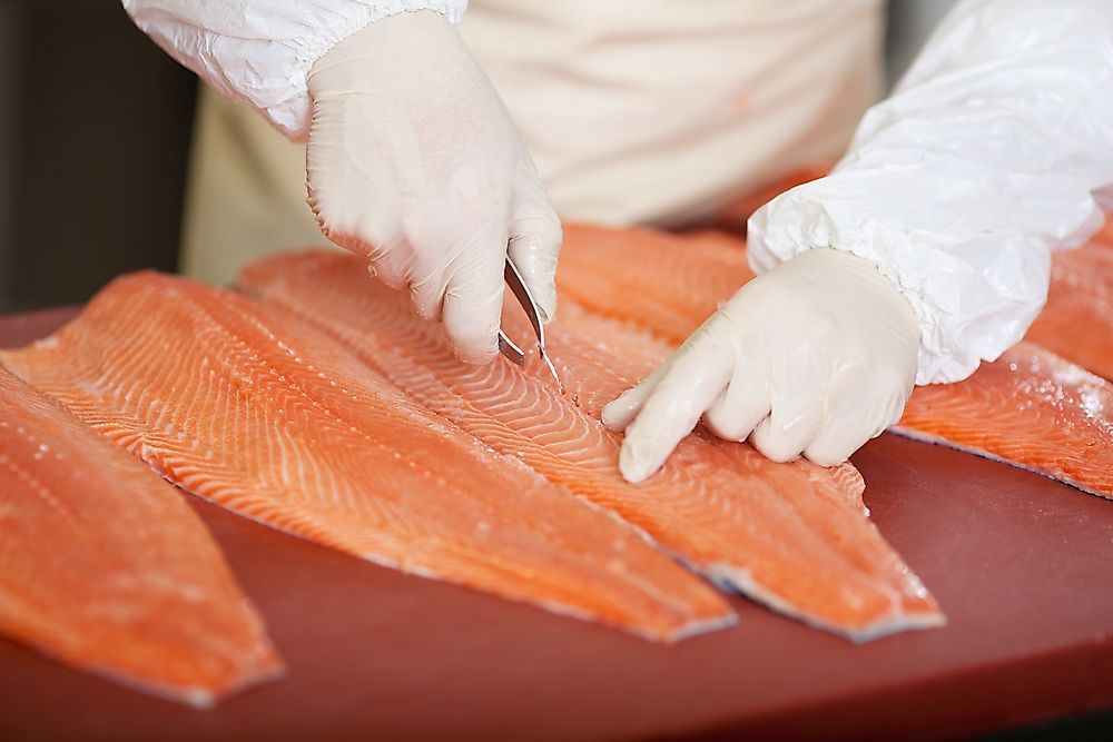 Seafood is the top export coming from Greenland.