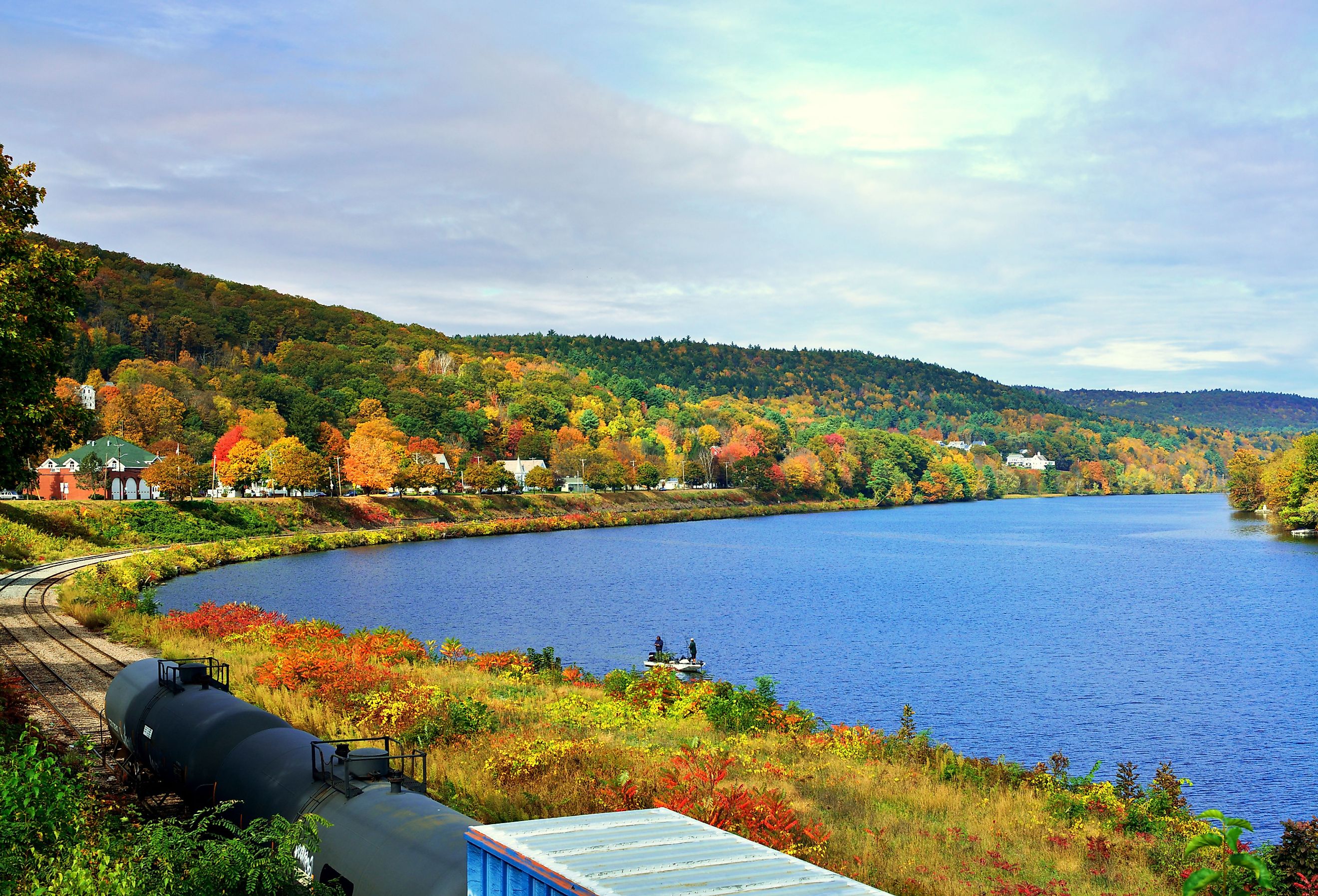 The Connecticut River, New England.