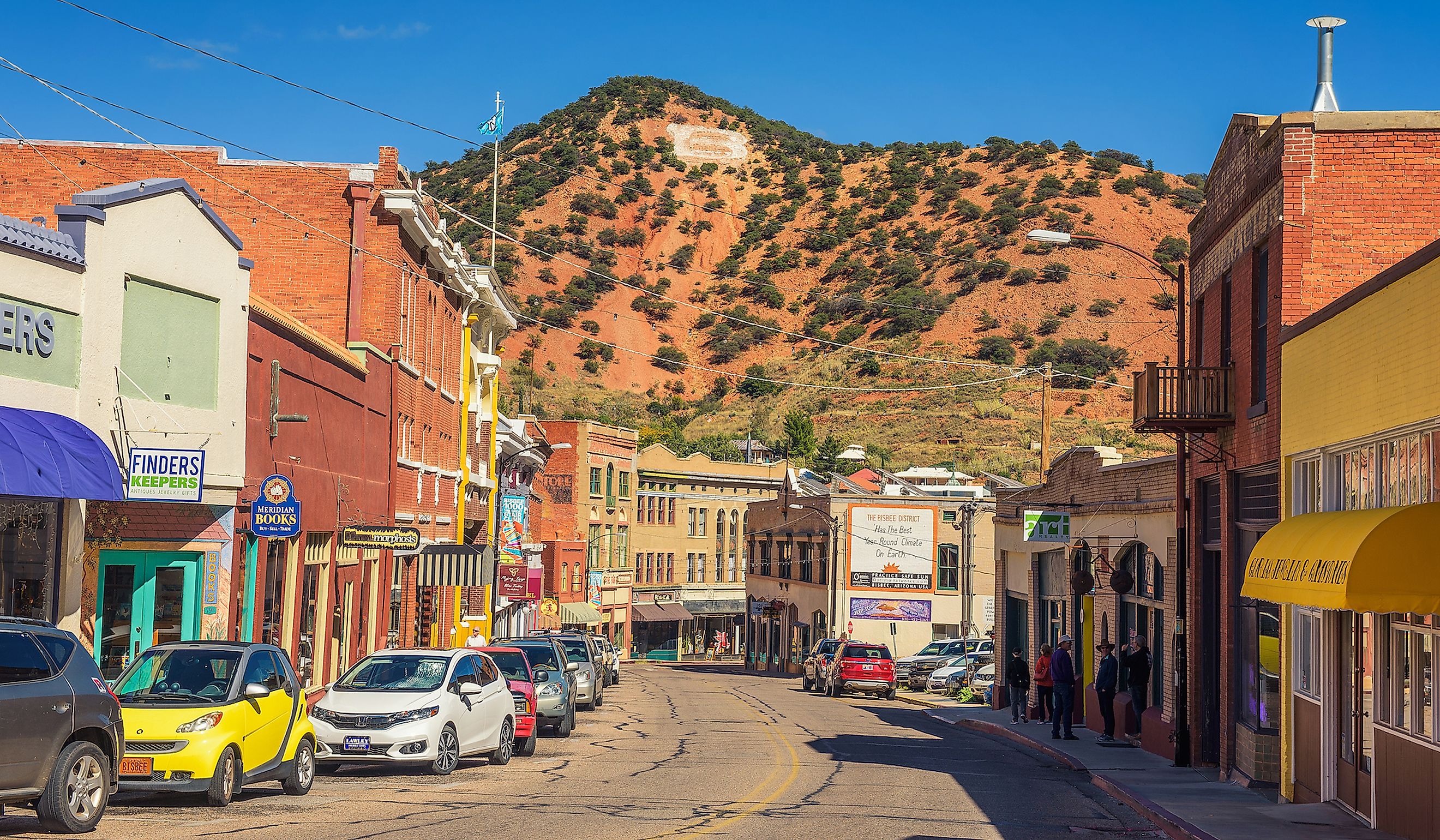 Downtown Bisbee, Arizona. Editorial credit: Nick Fox / Shutterstock.com.