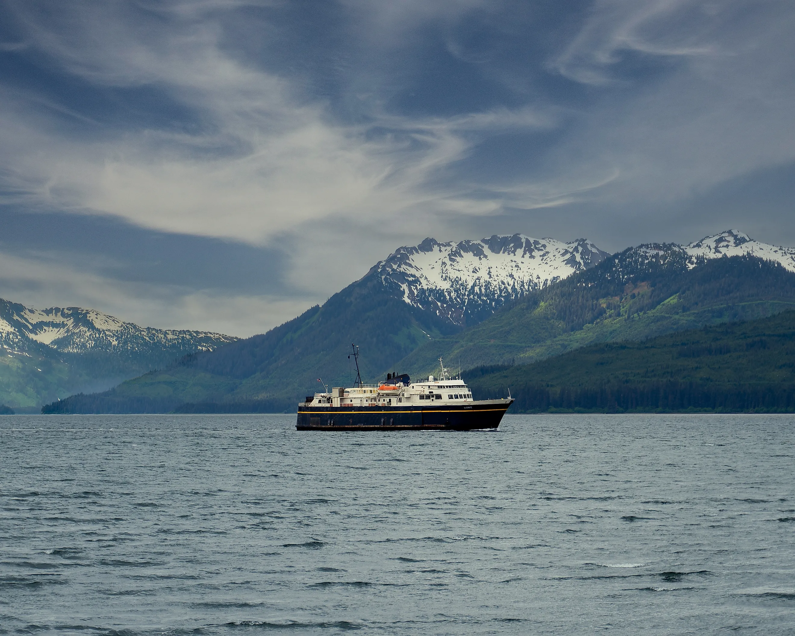 MV LeConte ferry operated by the Alaska Marine Highway System. 