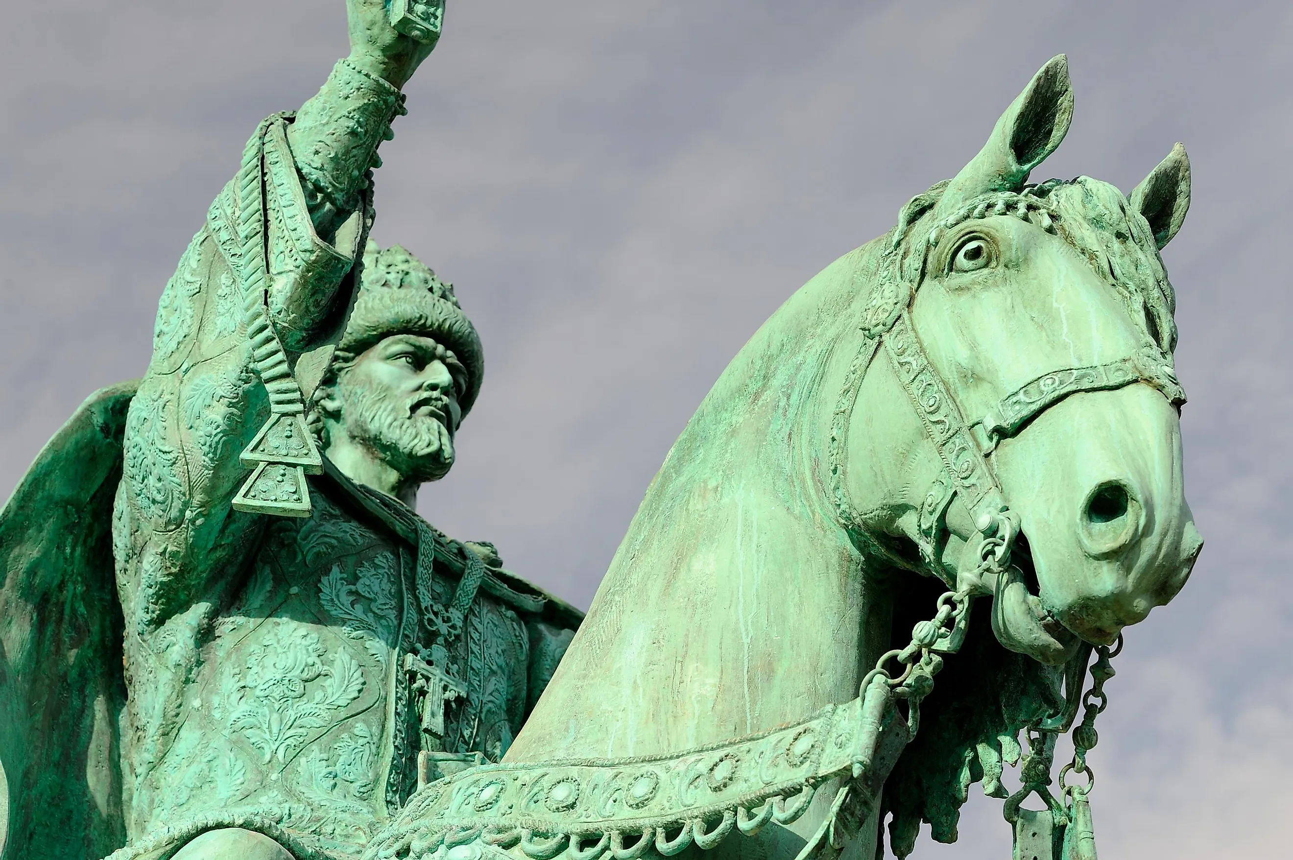 Statue of Ivan the Terrible, Oryol, Russia. 