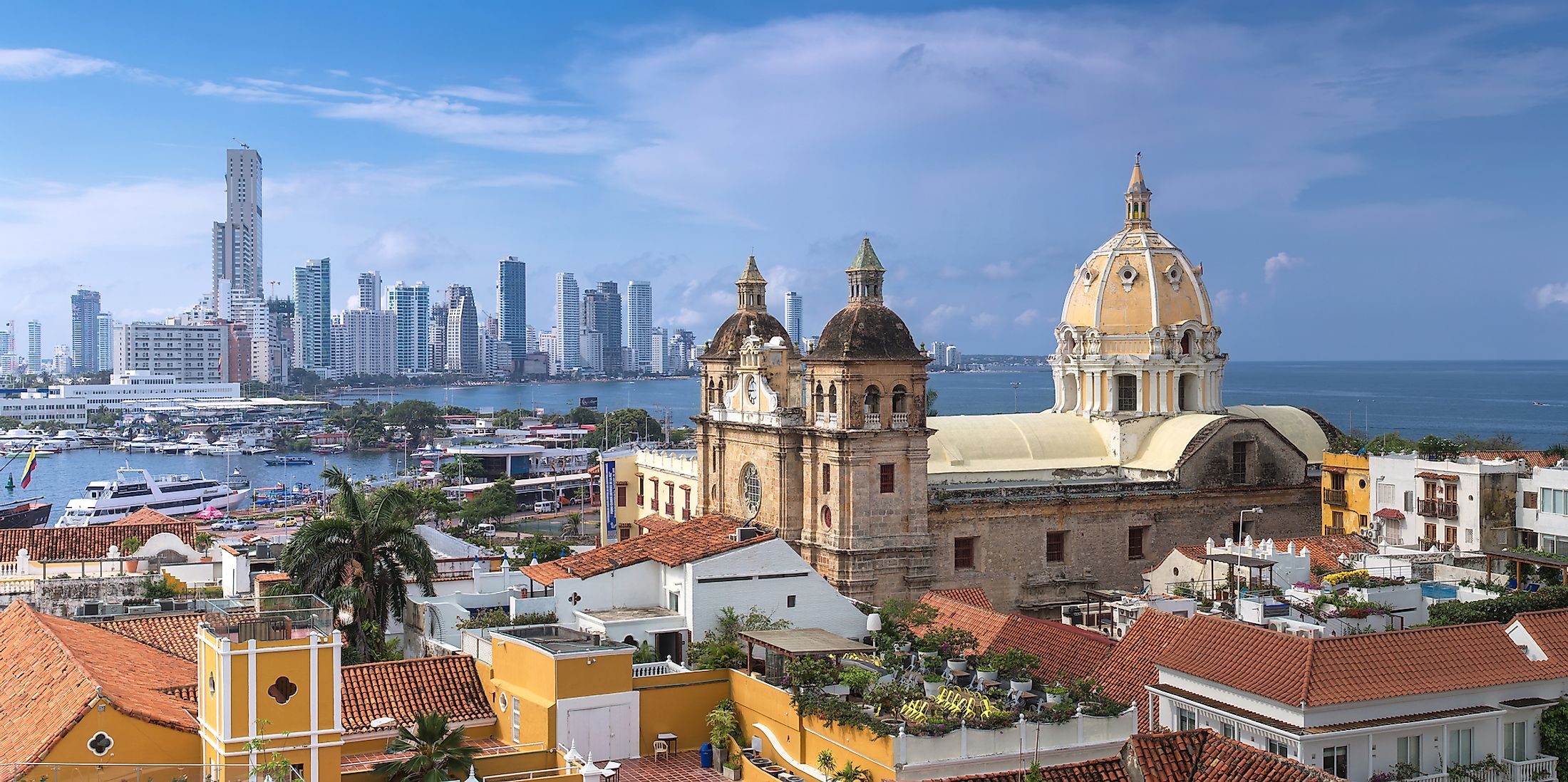 View of Cartagena de Indias, Colombia