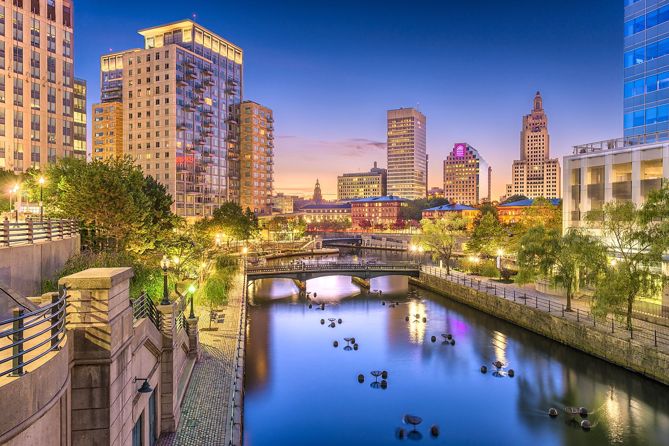 The gorgeous city of Providence, Rhode Island.