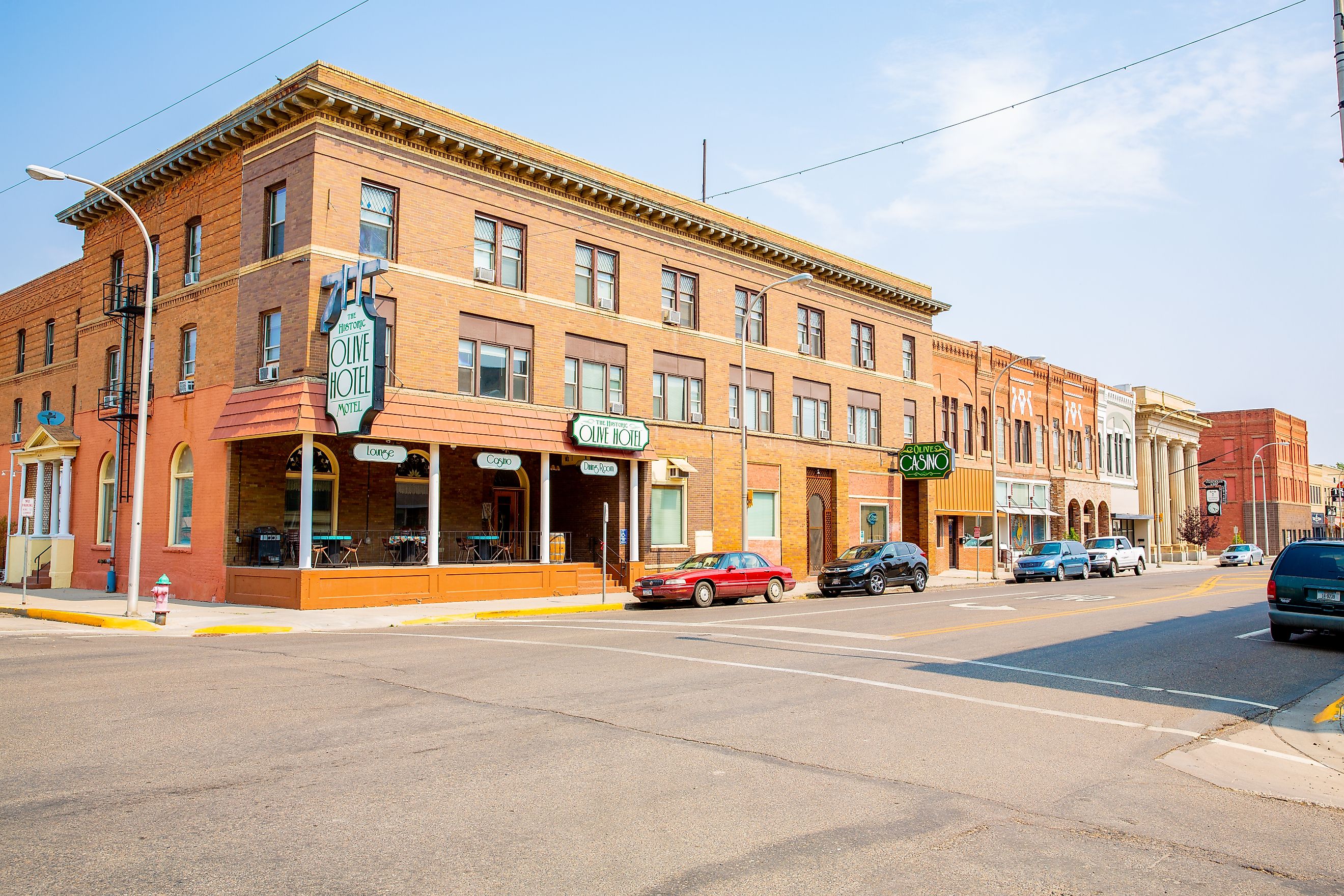 Street view of Miles City in Montana. Editorial credit: Traveller70 / Shutterstock.com