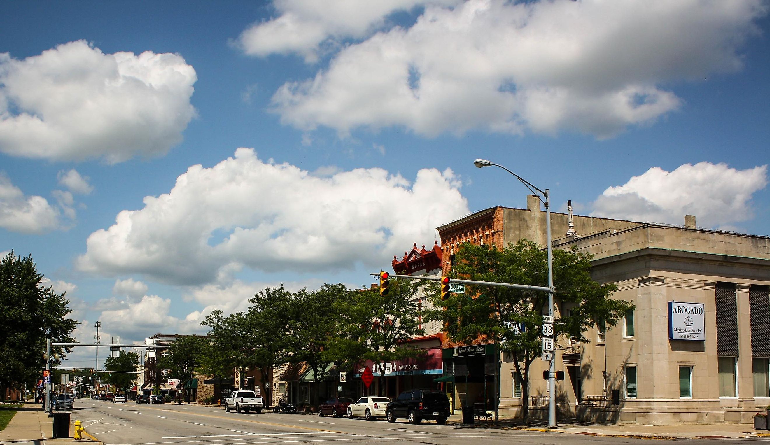 street view in Goshen, Indiana