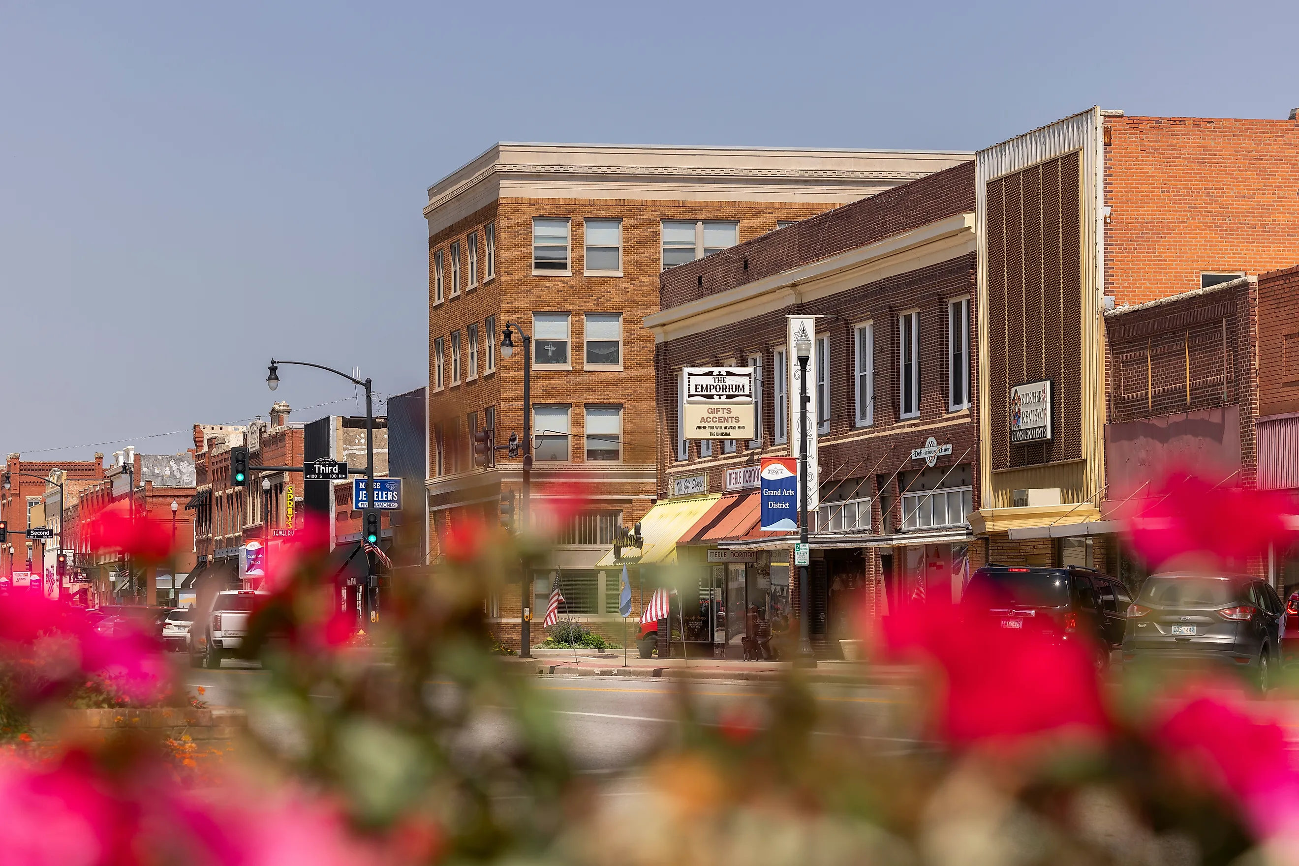 Downtown Ponca City, Oklahoma. Image credit Matt Gush via Shutterstock