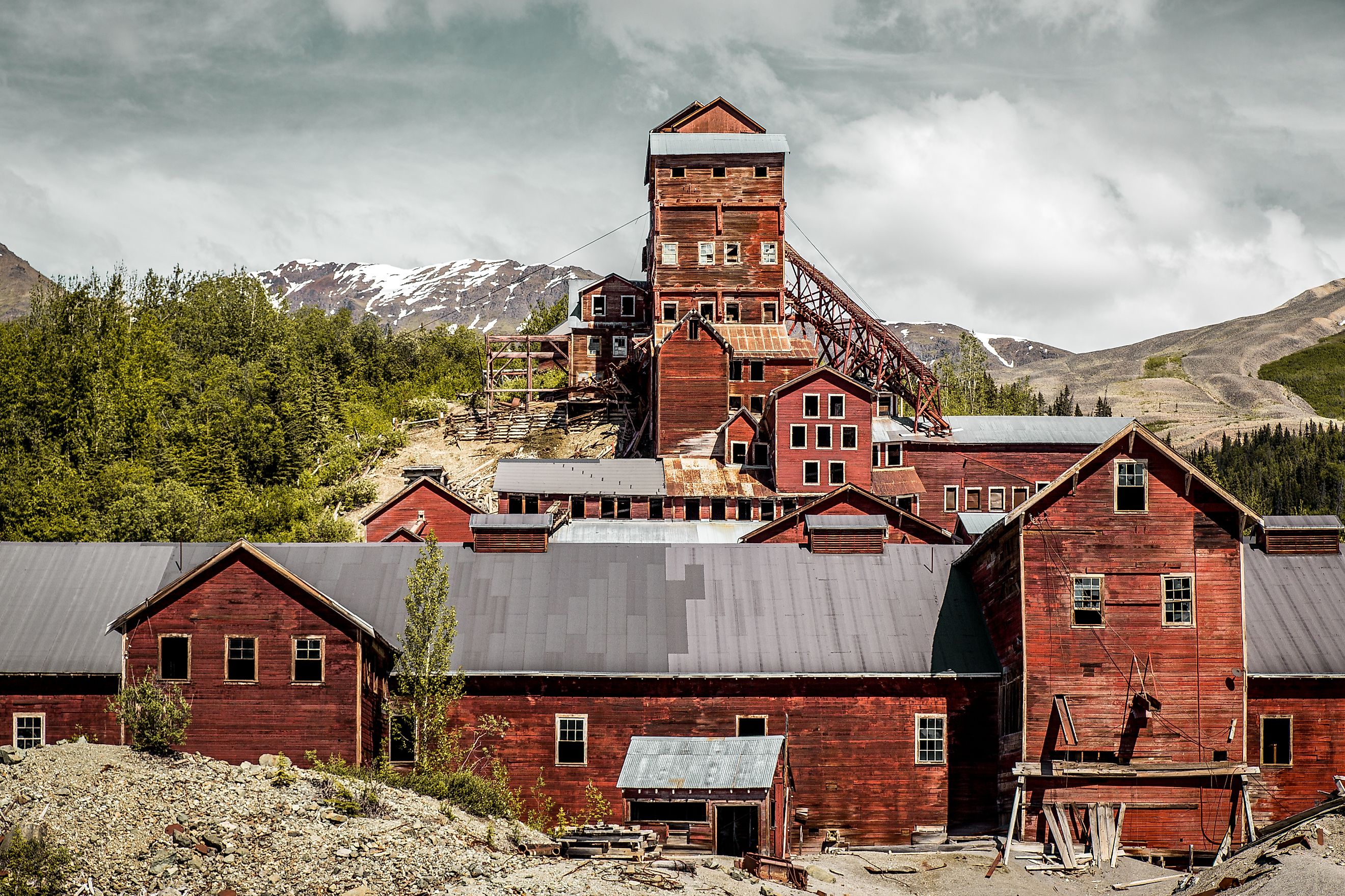 Kennecott Copper Mine in Alaska.