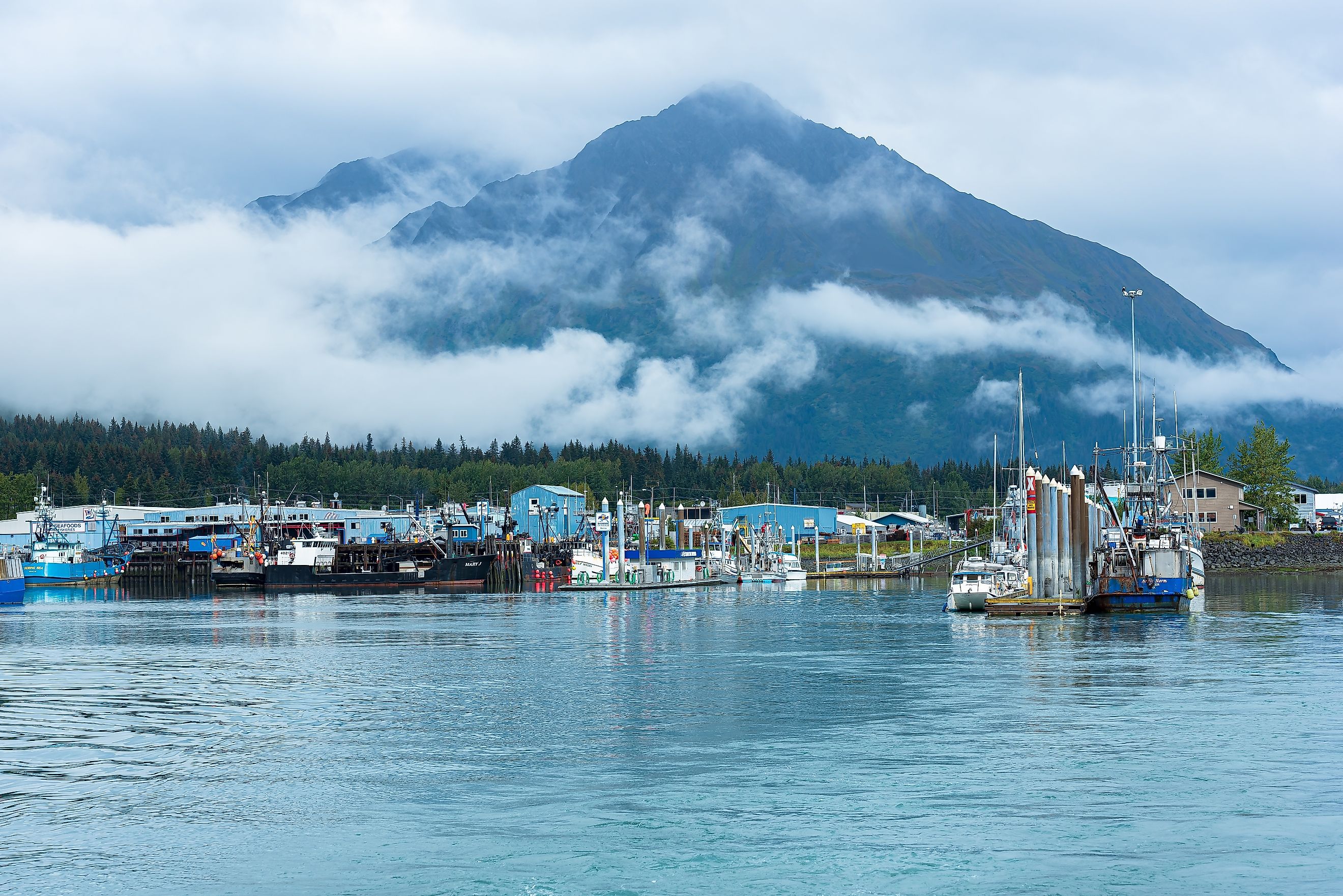 A harbor in Seward, Alaska. Chansak Joe / Shutterstock.com