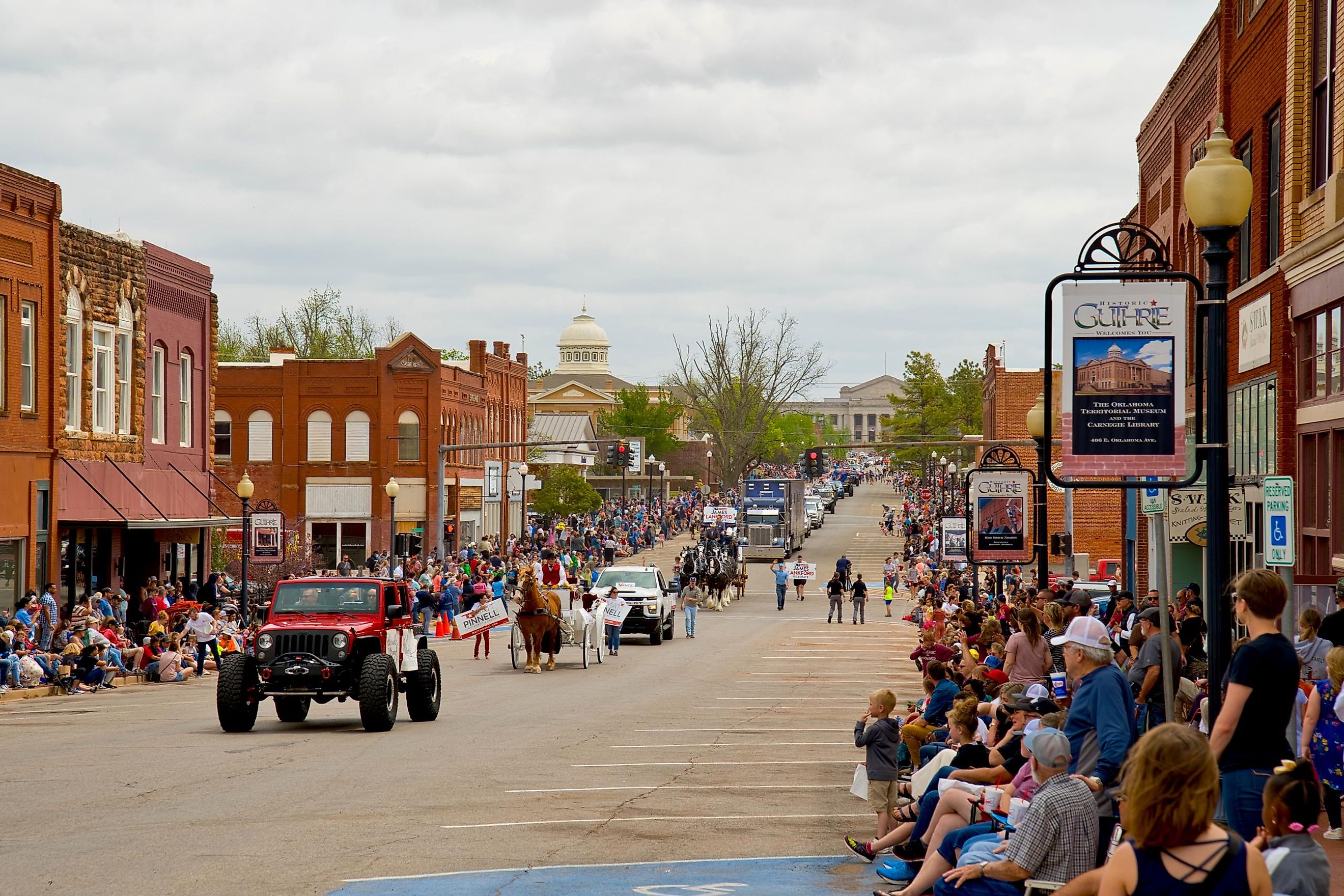 Guthrie, Oklahoma. Editorial credit: Andreas Stroh / Shutterstock.com