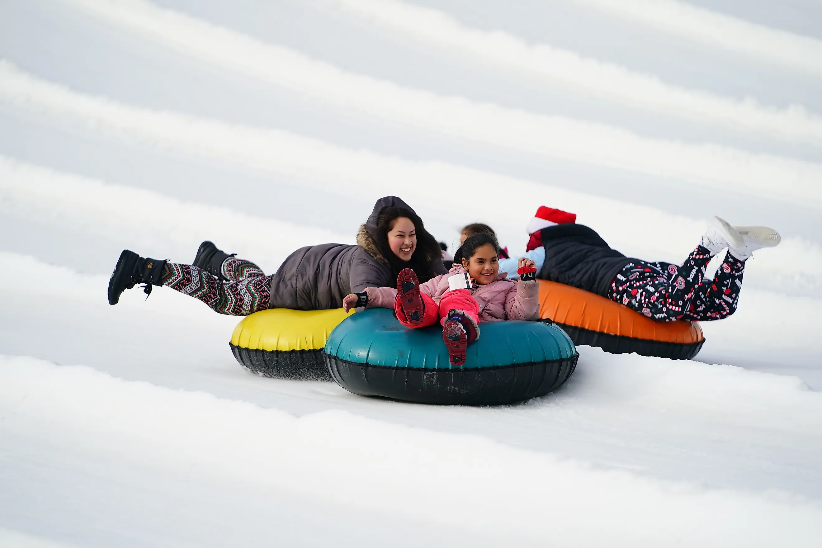 Visitors enjoying Sunburst Winter Sports Park near Elkhart Lake, Wisconsin. Aaron of L.A. Photography / Shutterstock.com