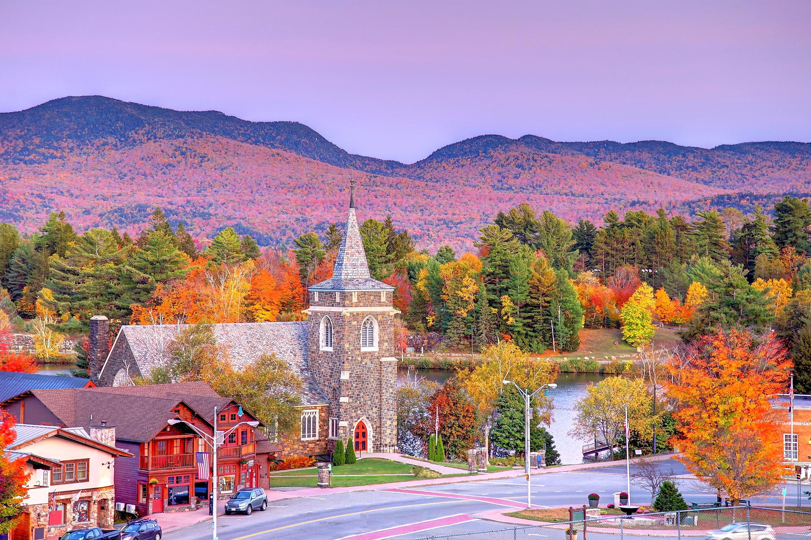 Autumn in Lake Placid, New York