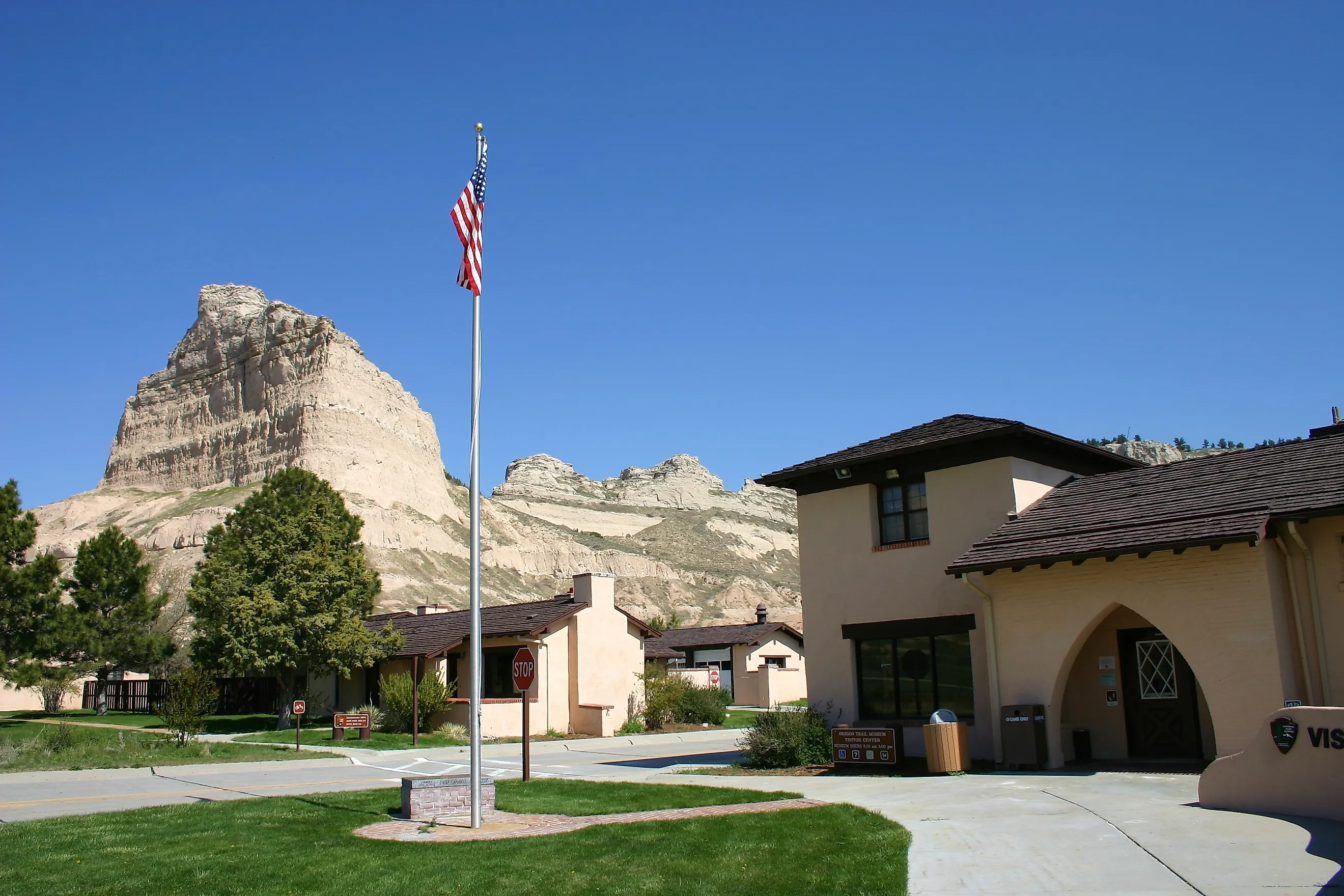 Nebraska's Scotts Bluff National Monument near the town of Gering.