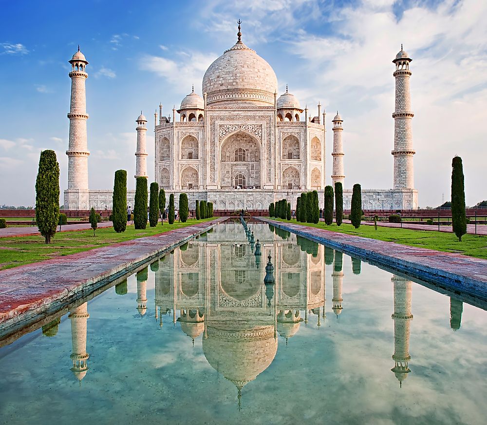 Taj Mahal in India.