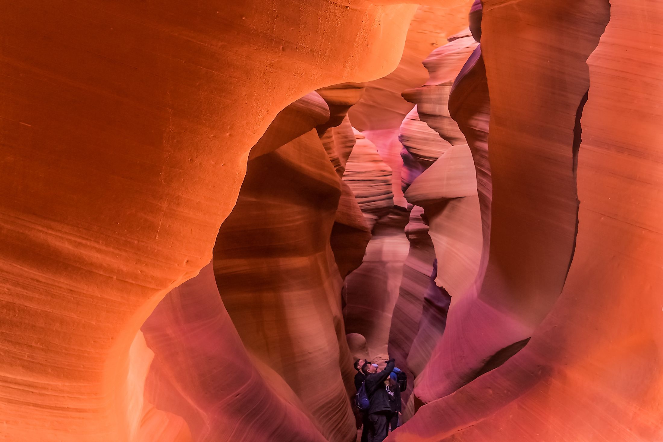 Antelope Canyon, Arizona. Editorial credit: angela Meier / Shutterstock.com