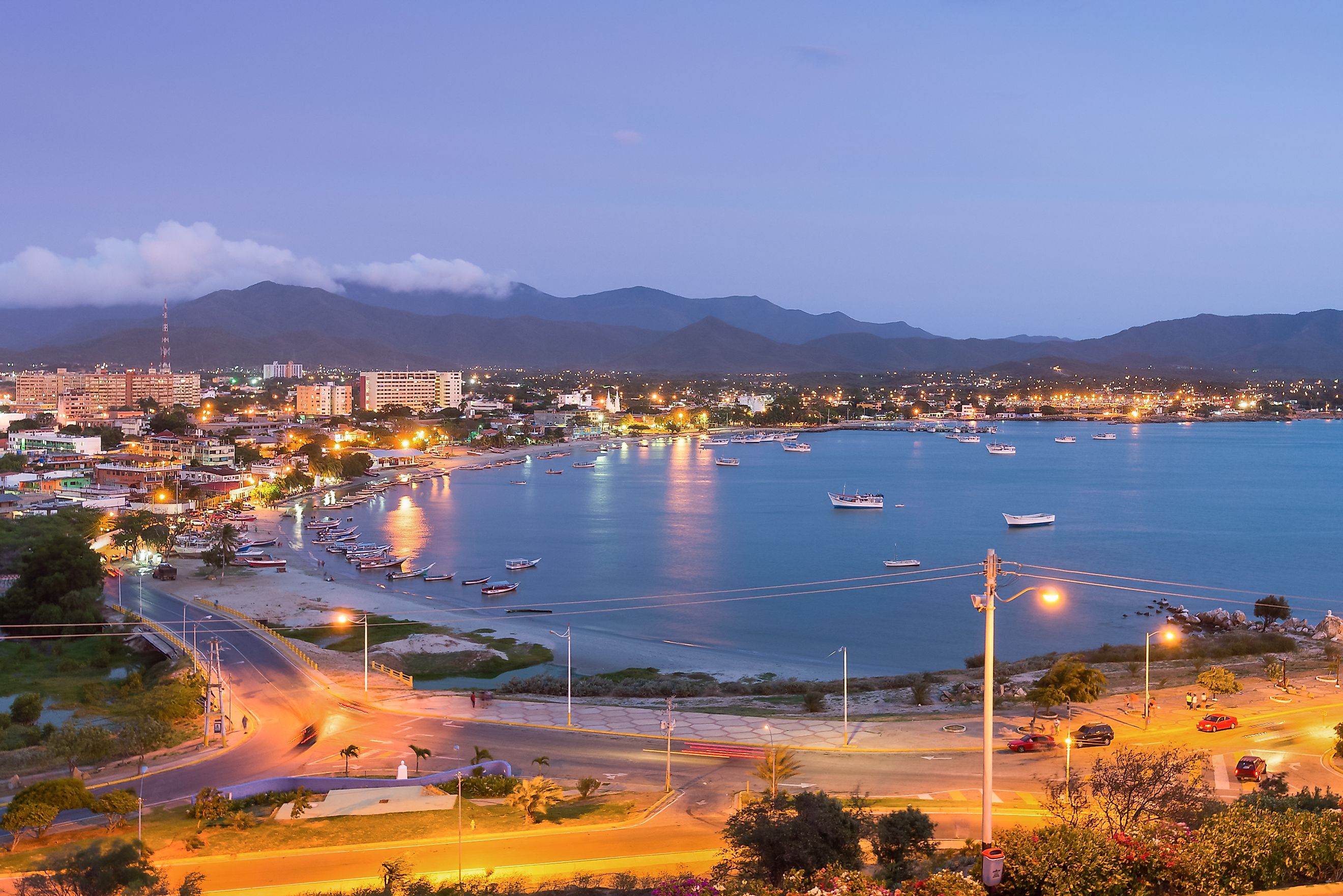 Juan Griego bay, Margarita Island.