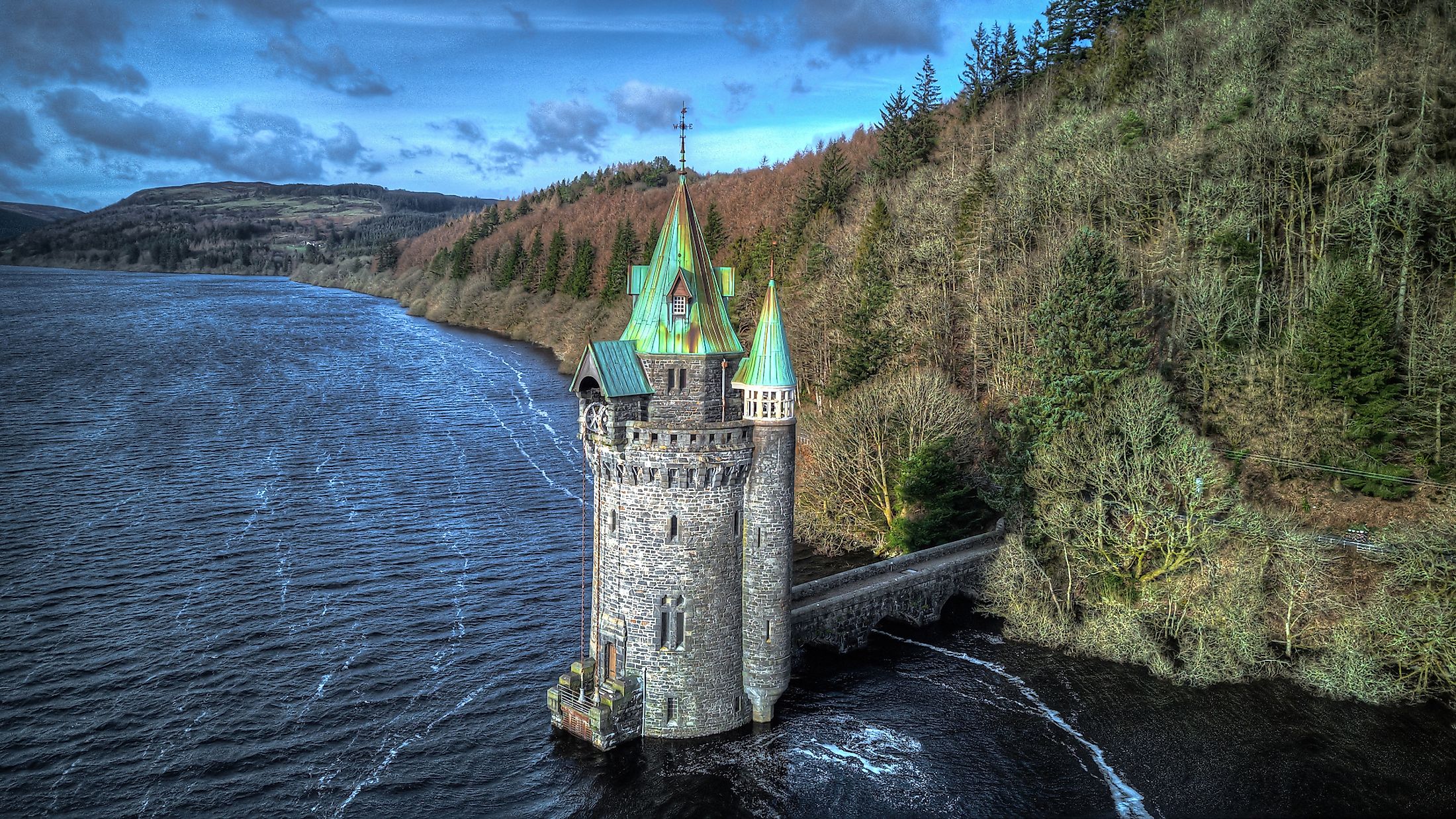 Cinderella Castle in Lake Vyrnwy