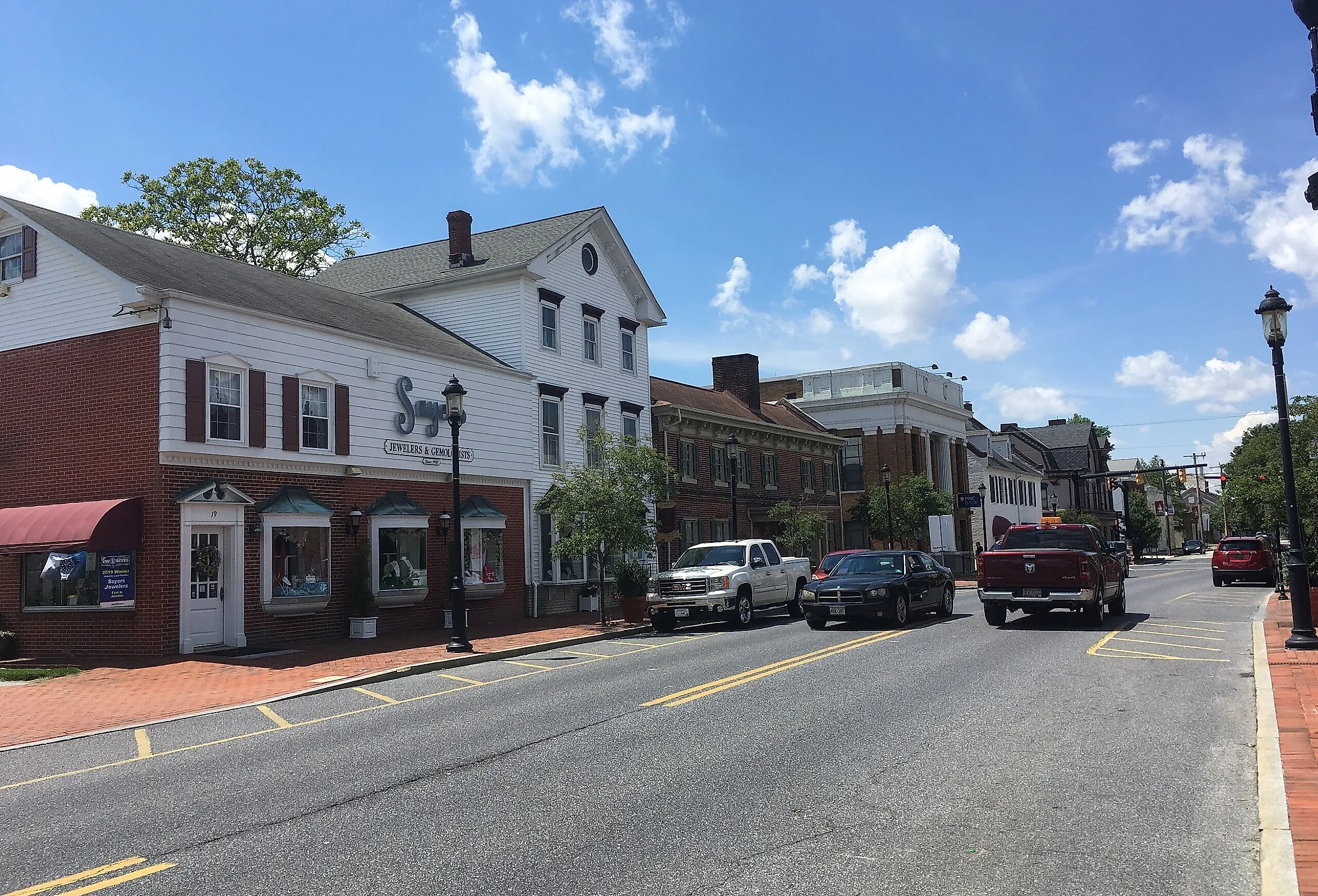 Northbound Main Street in Smyrna, Delaware. Image credit Dough4872, CC BY-SA 4.0 , via Wikimedia Commons