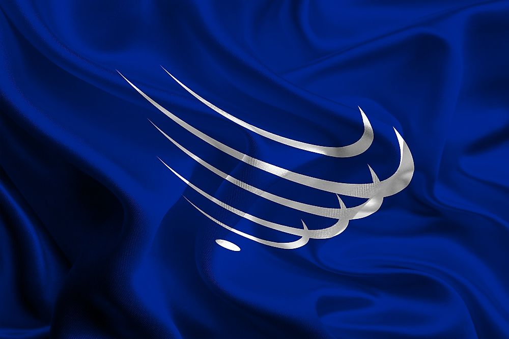 The flag of the Union of South American Nations.