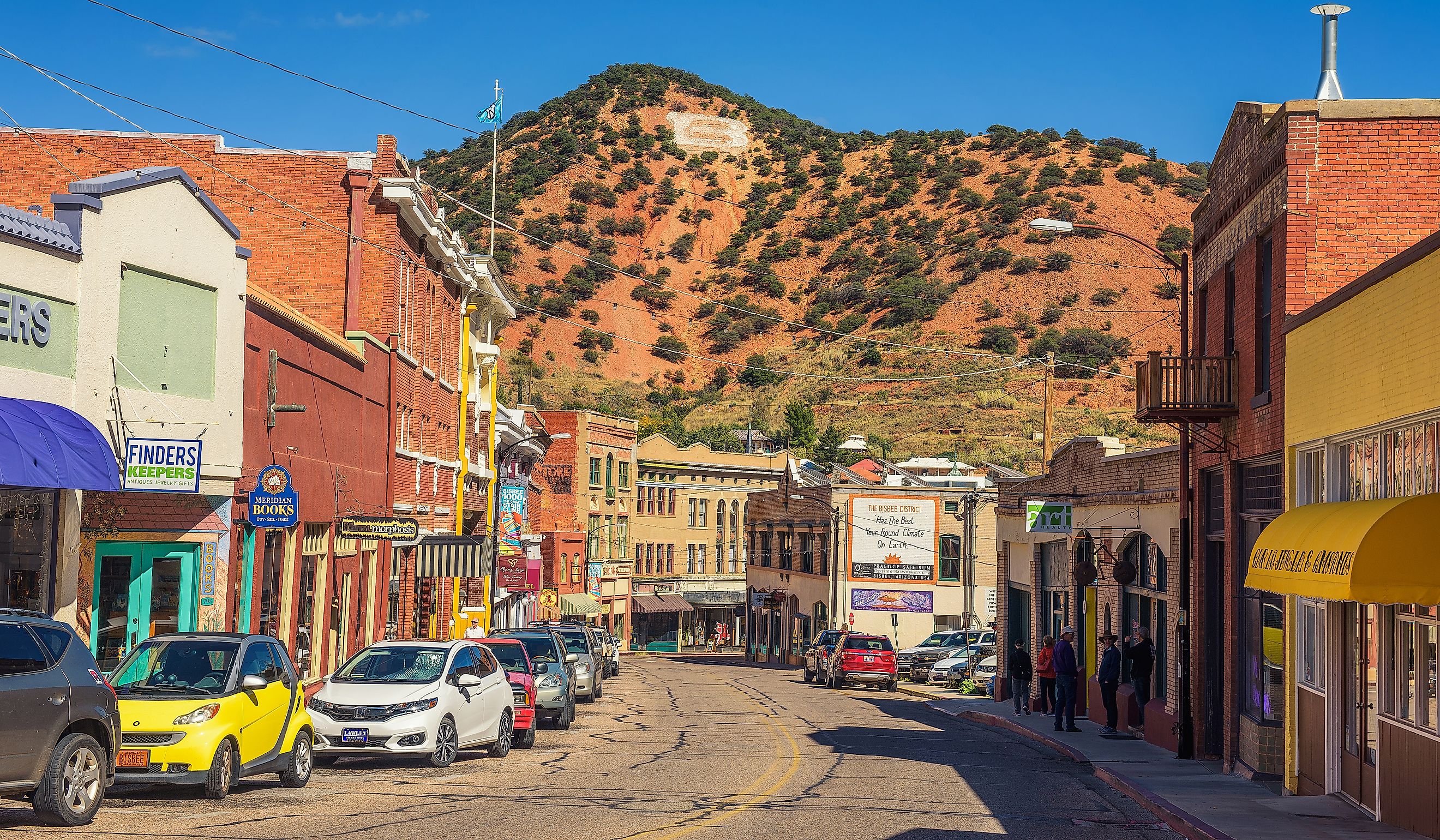 Downtown Bisbee, Arizona. Editorial credit: Nick Fox / Shutterstock.com.
