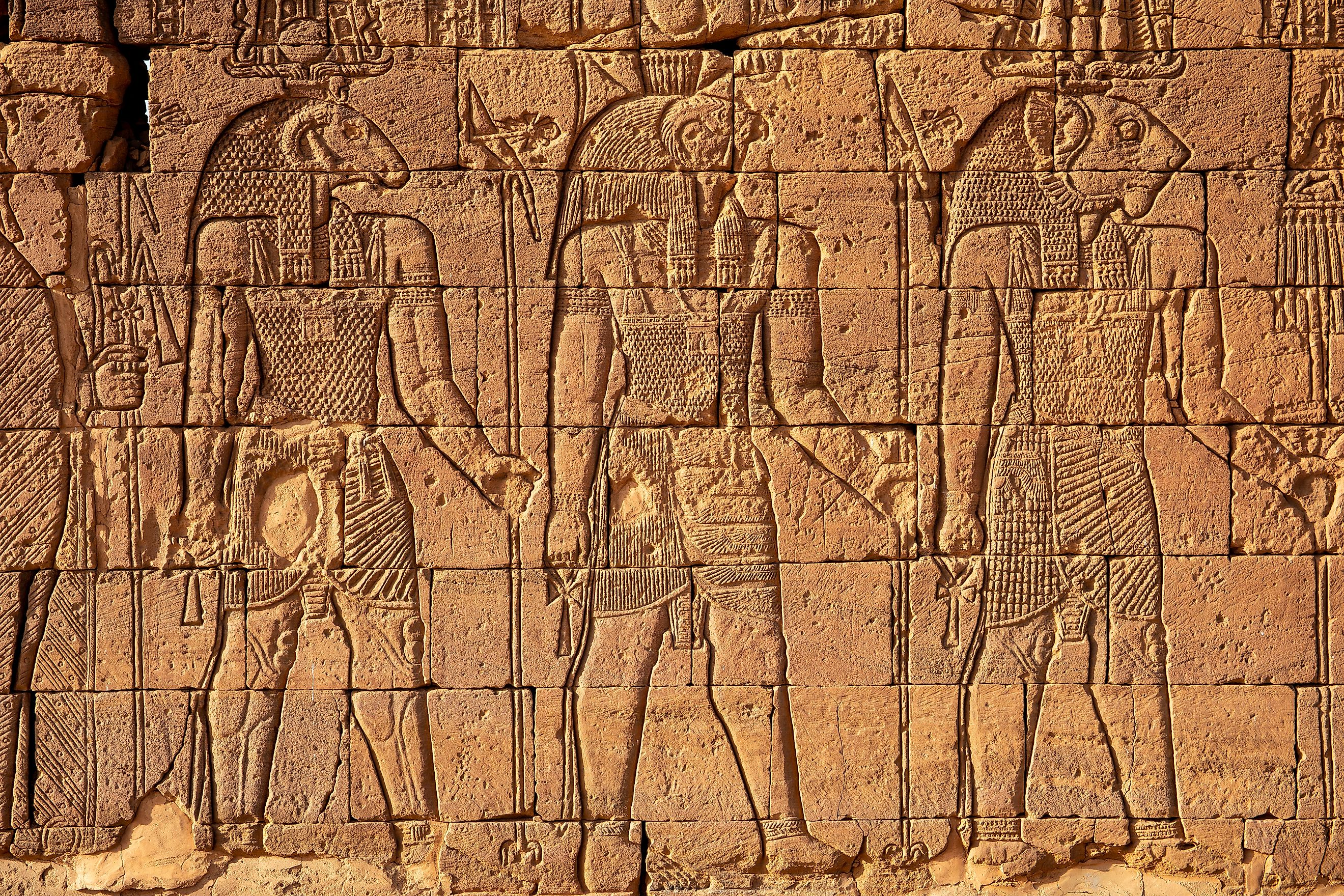 Naqa is a ruined ancient city of the Kushitic Kingdom of Meroe in modern-day Sudan. Via Shutterstock / evenfh