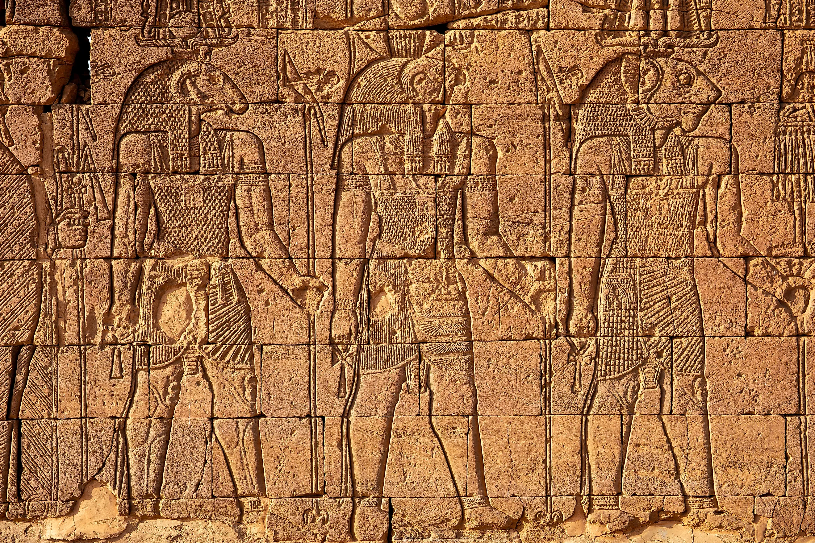 Naqa is a ruined ancient city of the Kushitic Kingdom of Meroe in modern-day Sudan
