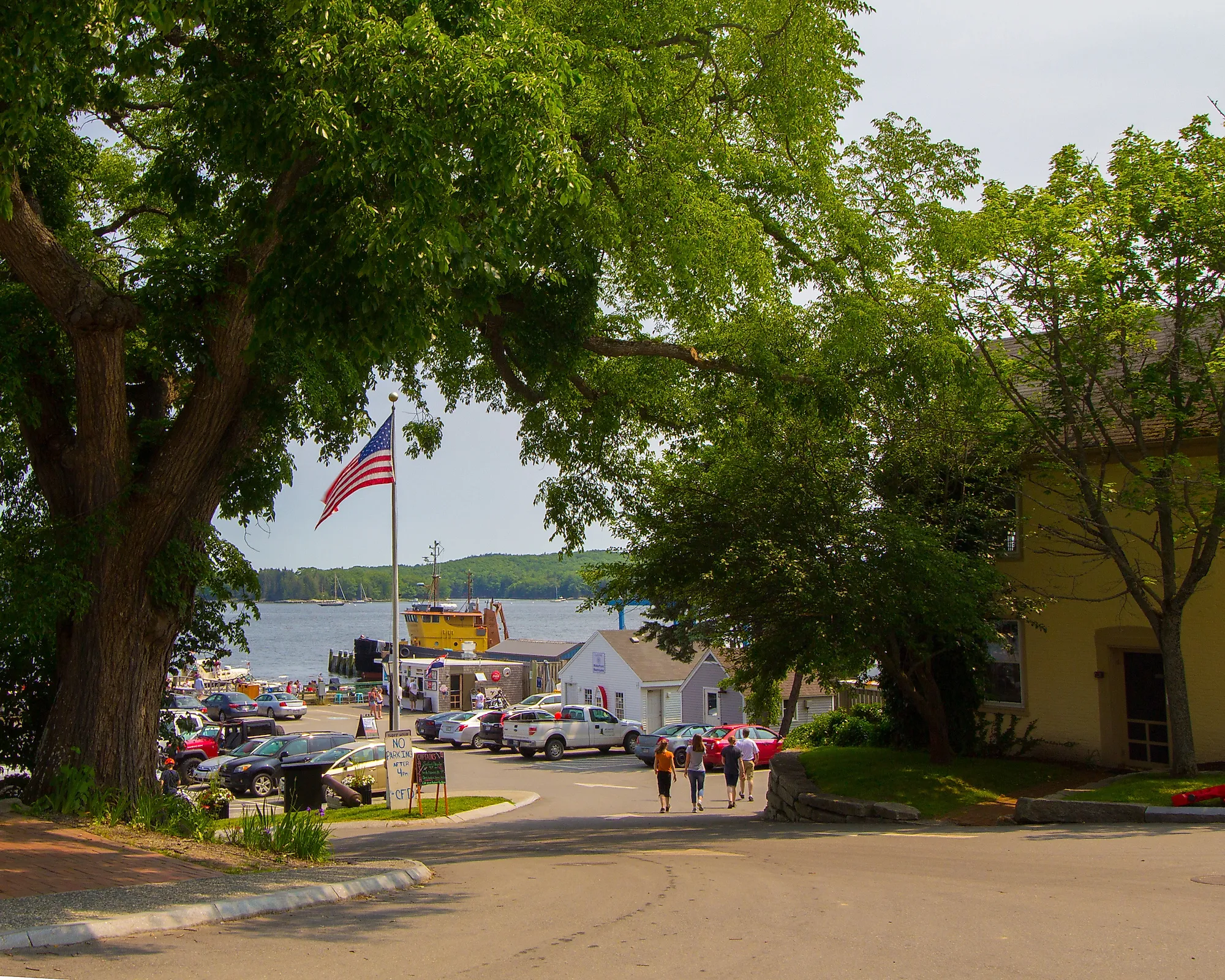 Downtown Castine, Maine.