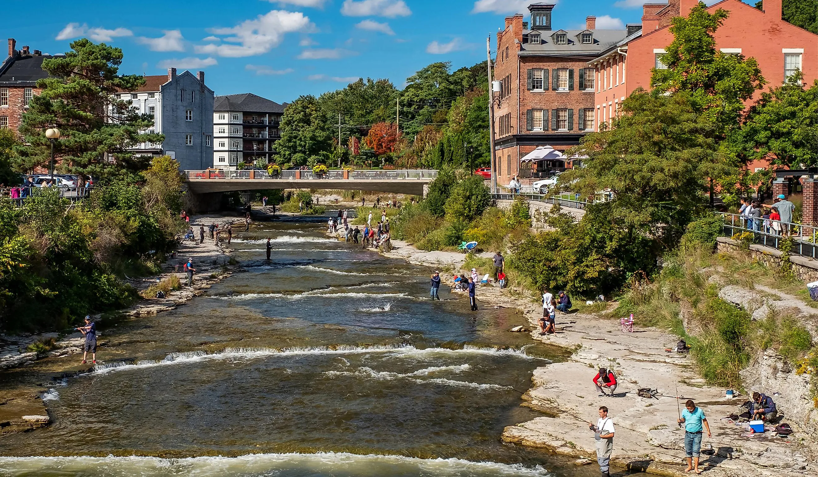 Ganaraska River in Port Hope, Ontario. Image credit: John Fader / iStock.com