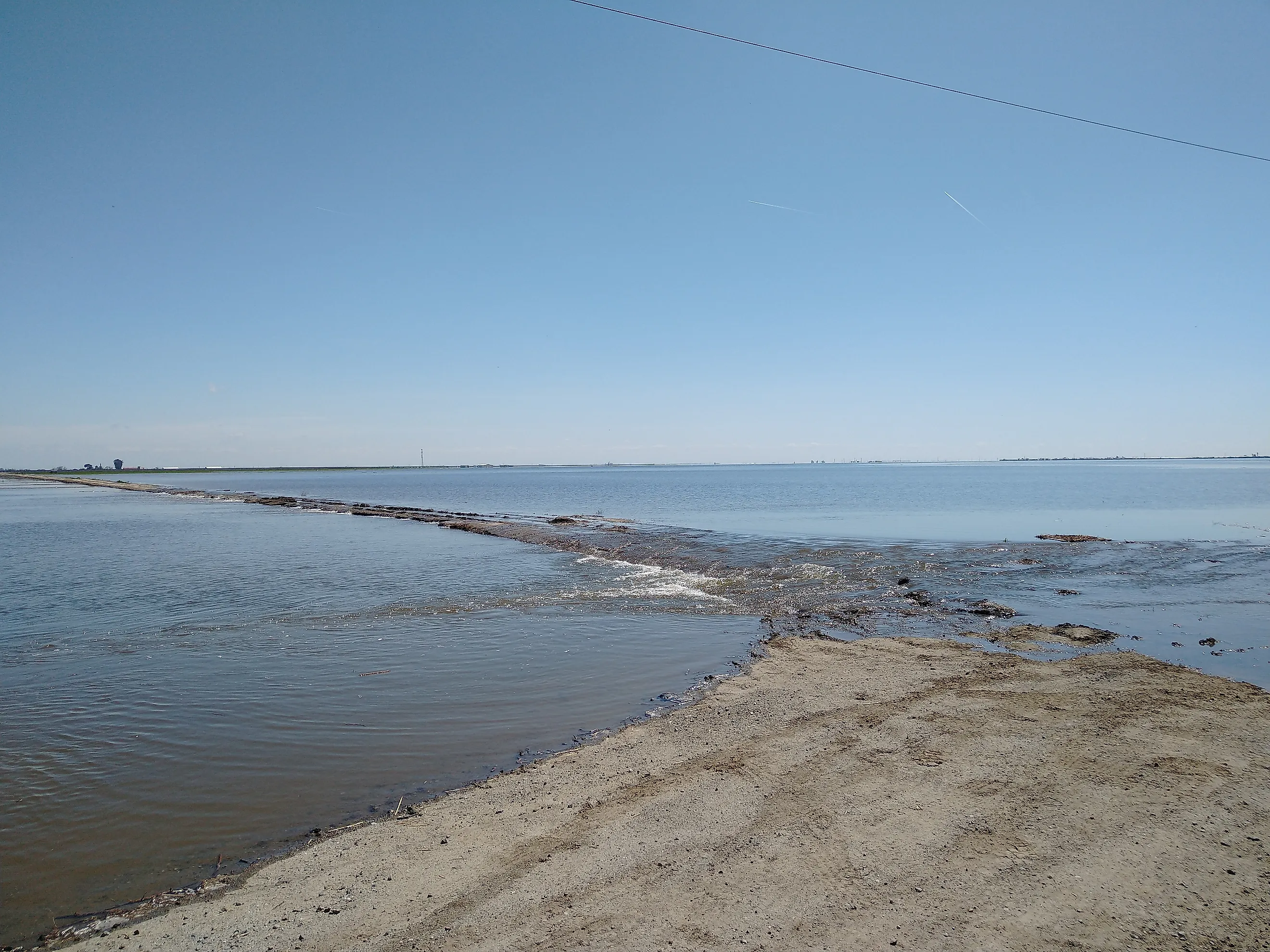 Tulare Lake Returned in the Central Valley. 