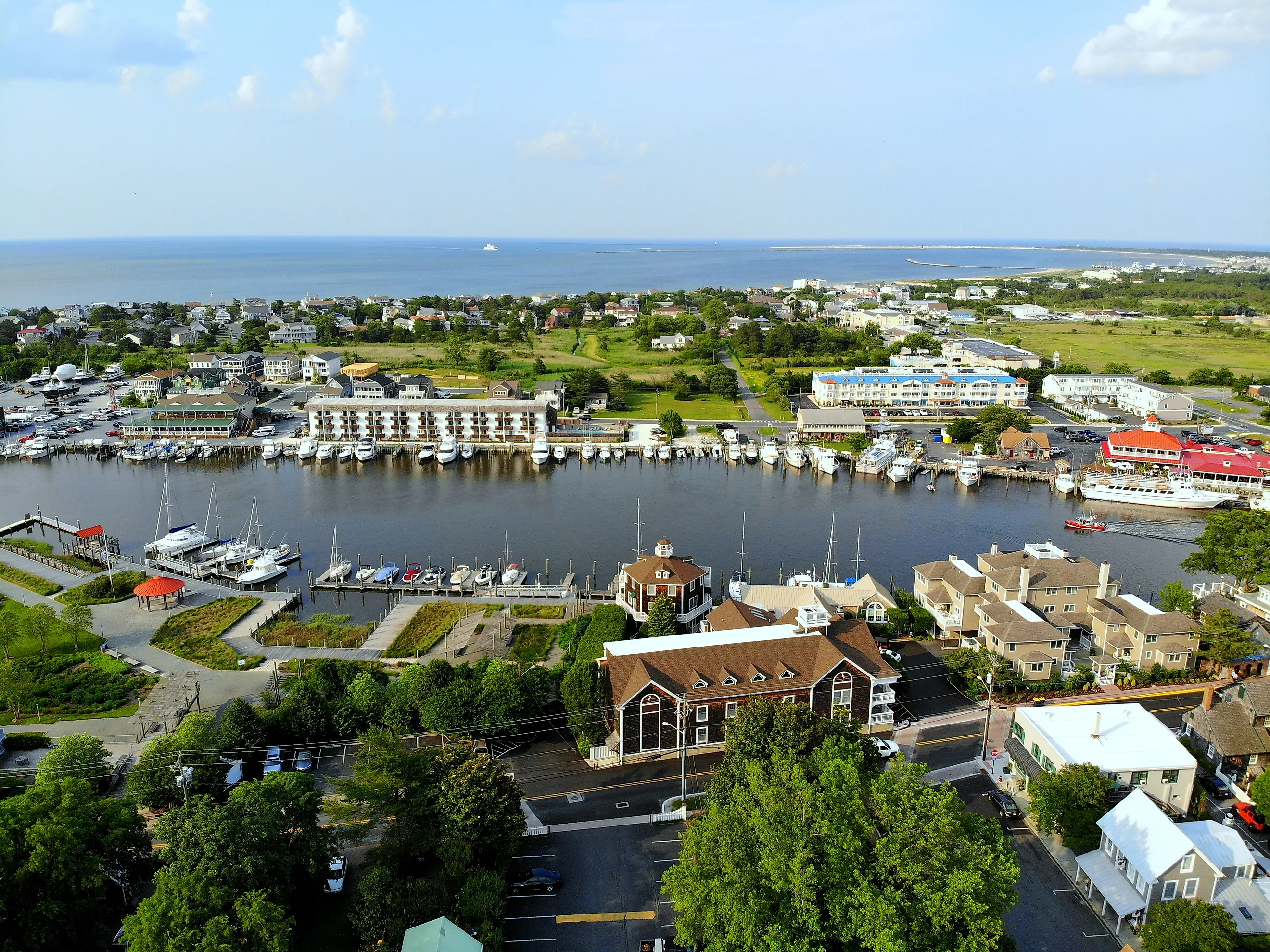 Beach town of Lewes, Delaware.