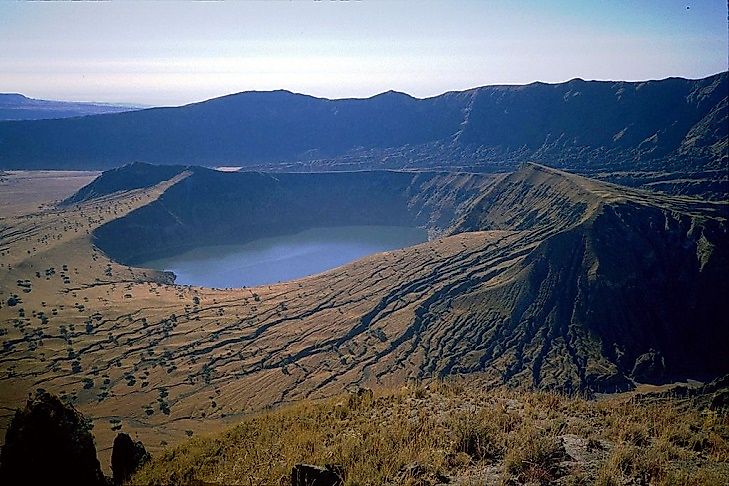 The Deriba Caldera, the highest point in Sudan.