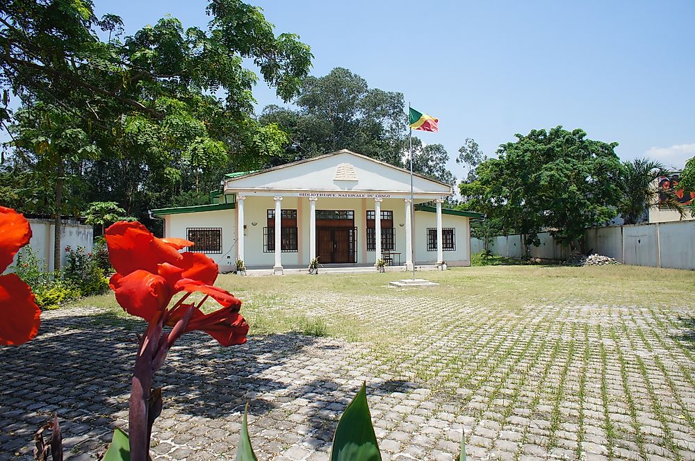The National Library of the Republic of the Congo in Brazzaville.