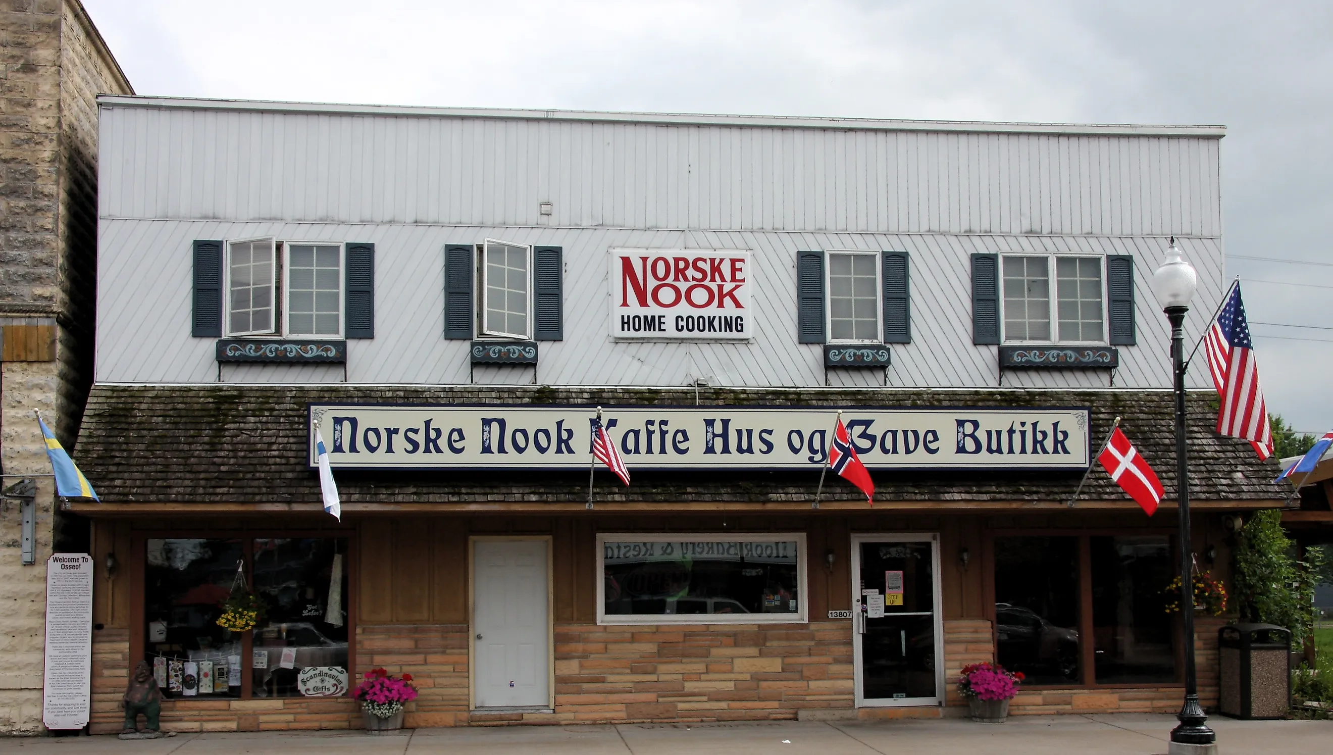 Norske Nook Café & Gift Shop in Osseo, Wisconsin. 