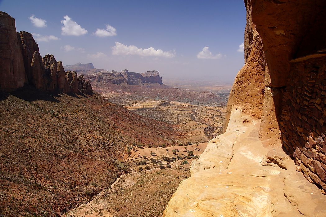 The Tigray region in Ethiopia, the homeland of the Kunama people.