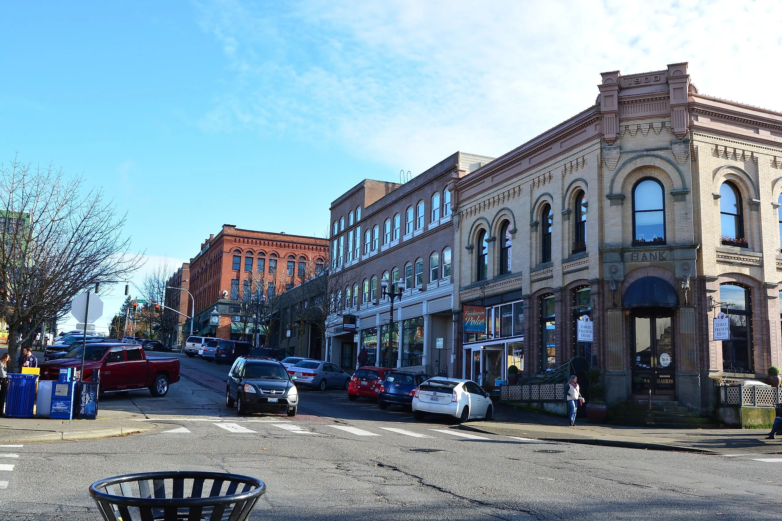 Fairhaven district, Bellingham, Washington: Nelson Block and other buildings.