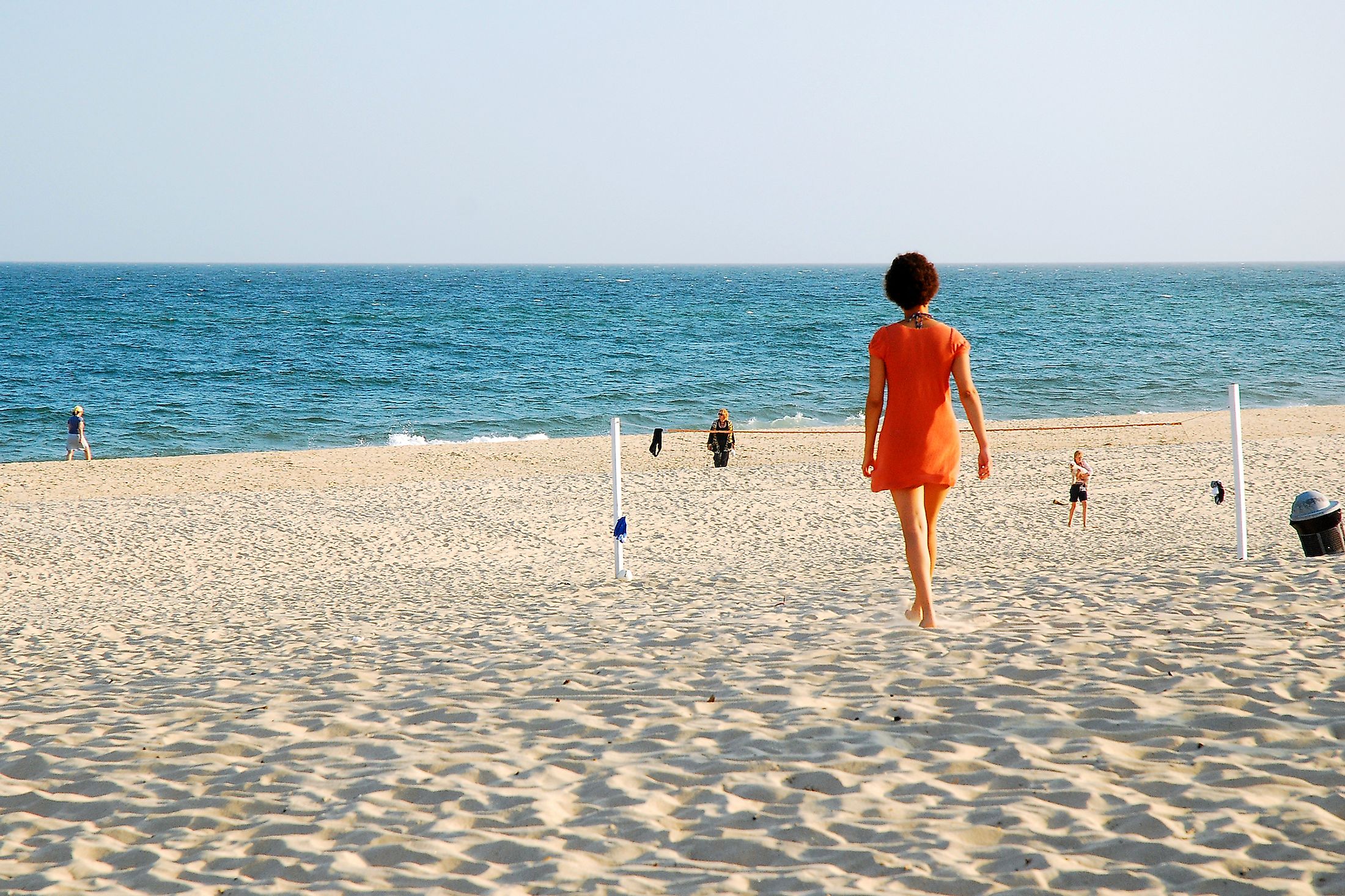 The main beach in East Hampton. Editorial credit: James Kirkikis / Shutterstock.com