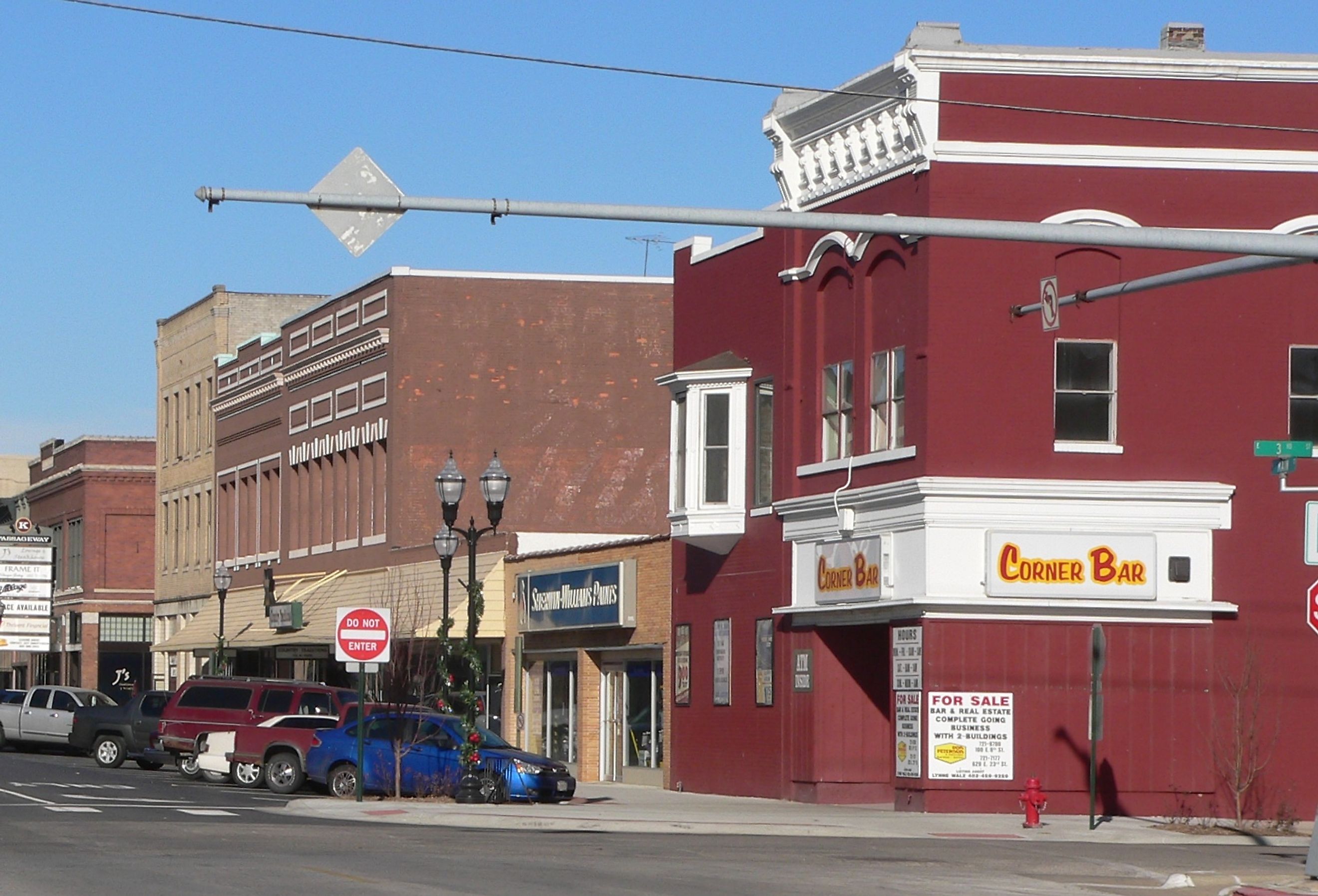 Downtown Fremont, Nebraska.