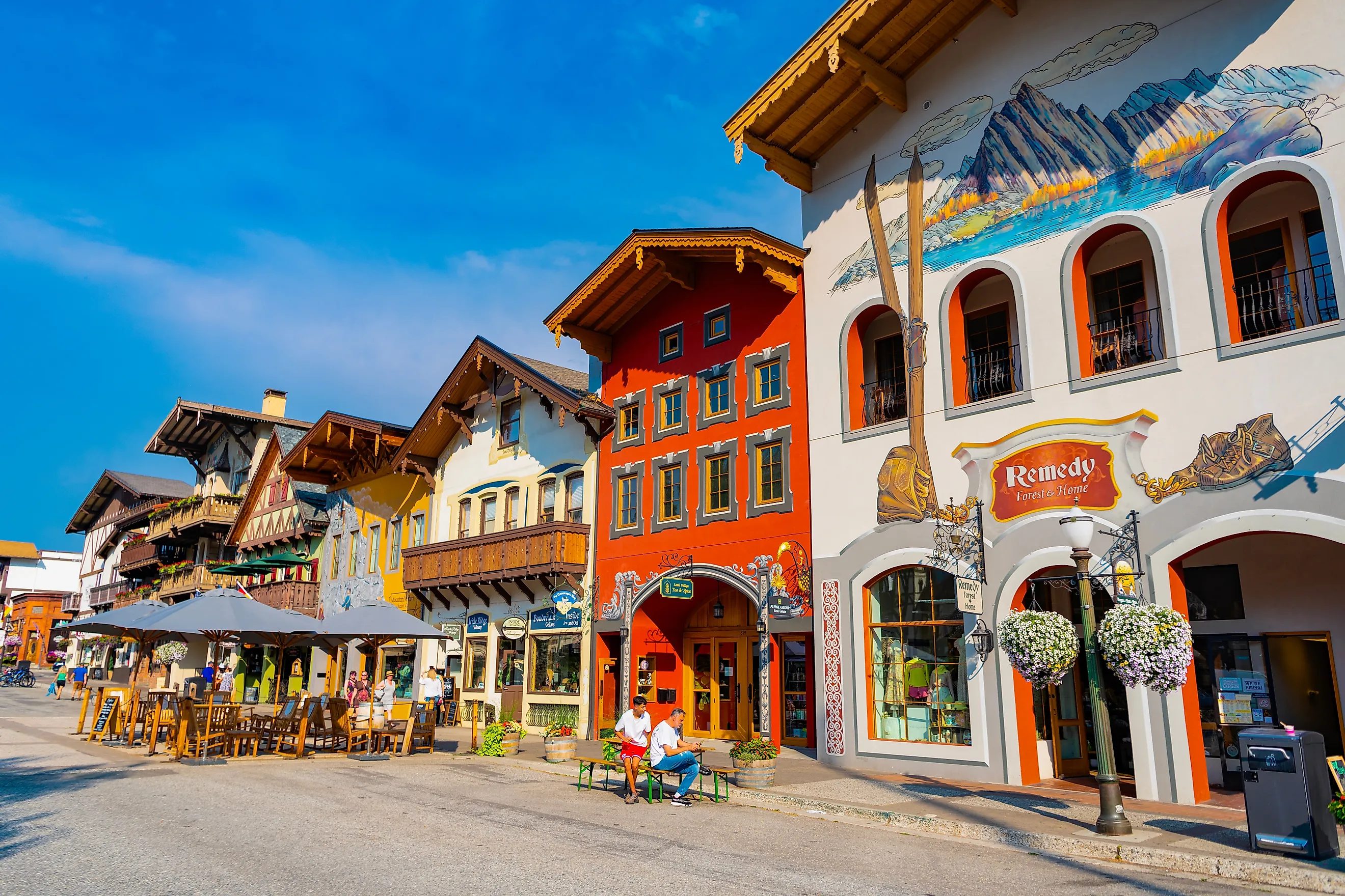 Leavenworth, Washington. Editorial Photo Credit: Just dance via Shutterstock.