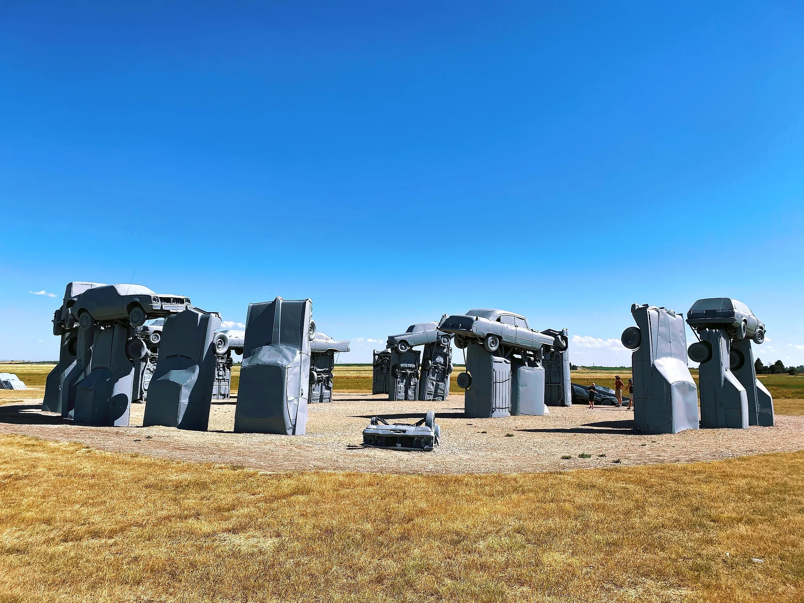 Carhenge sculpture in Alliance, Nebraska.