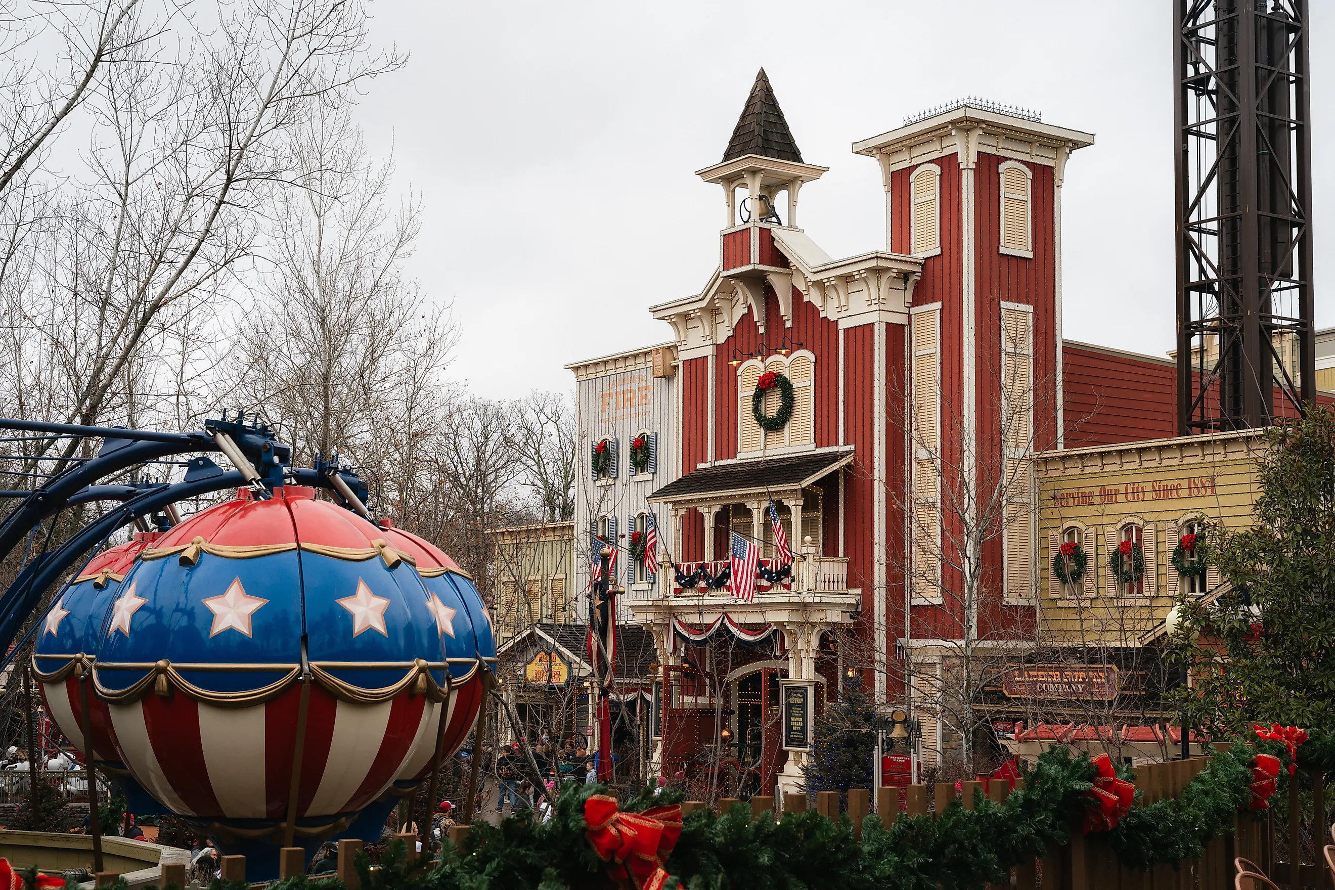 The children's section at Silver Dollar City in Branson, Missouri. Image Credit: Logan Bush / Shutterstock