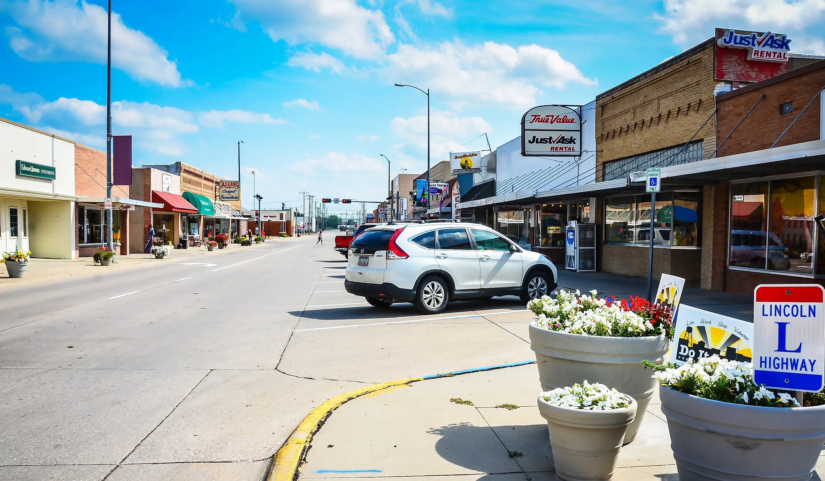 Scene from downtown Ogallala, Nebraska.