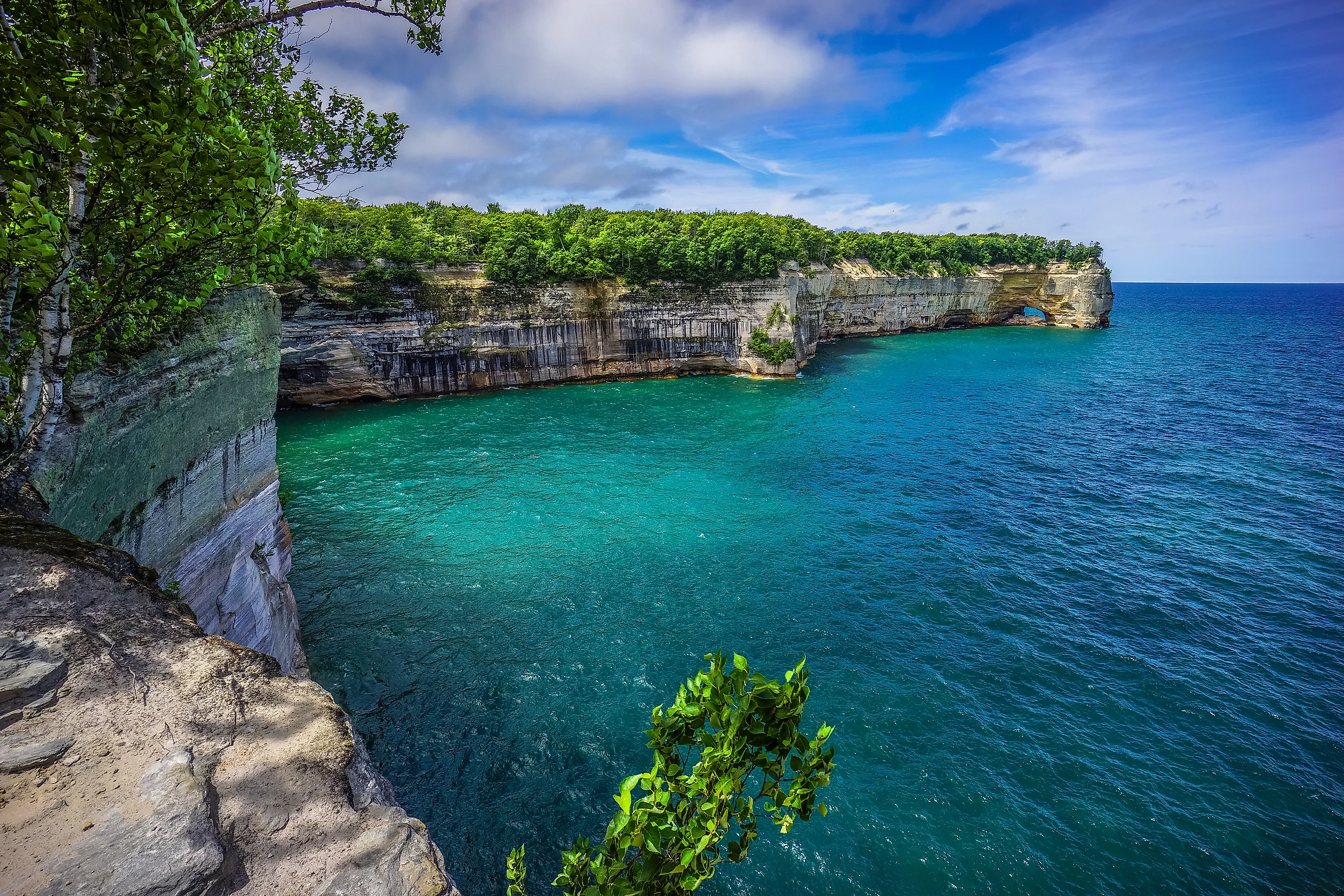 Pure Michigan Lake Superior Shoreline At Grand Portal Poin