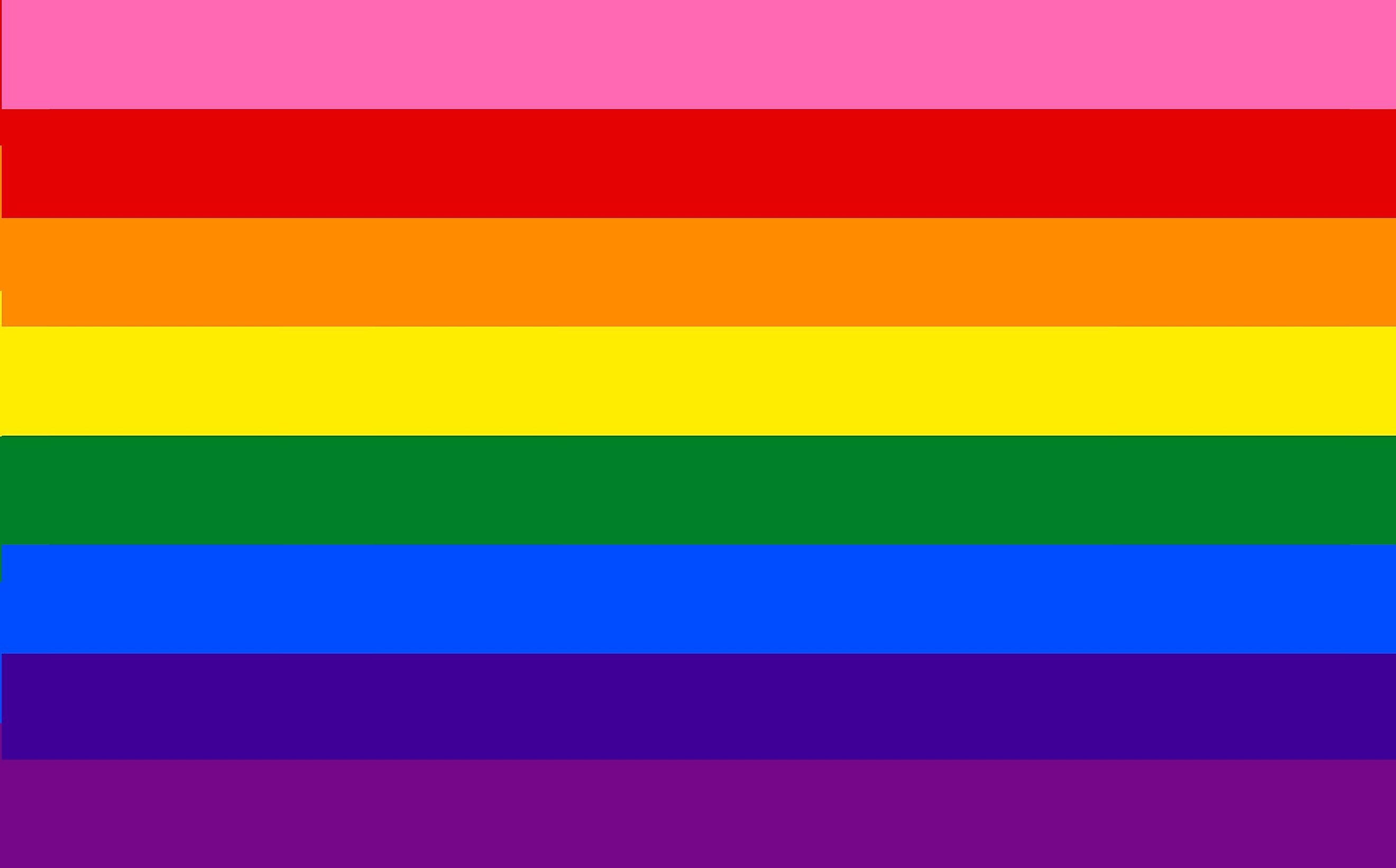 the new gay pride flag is retarded